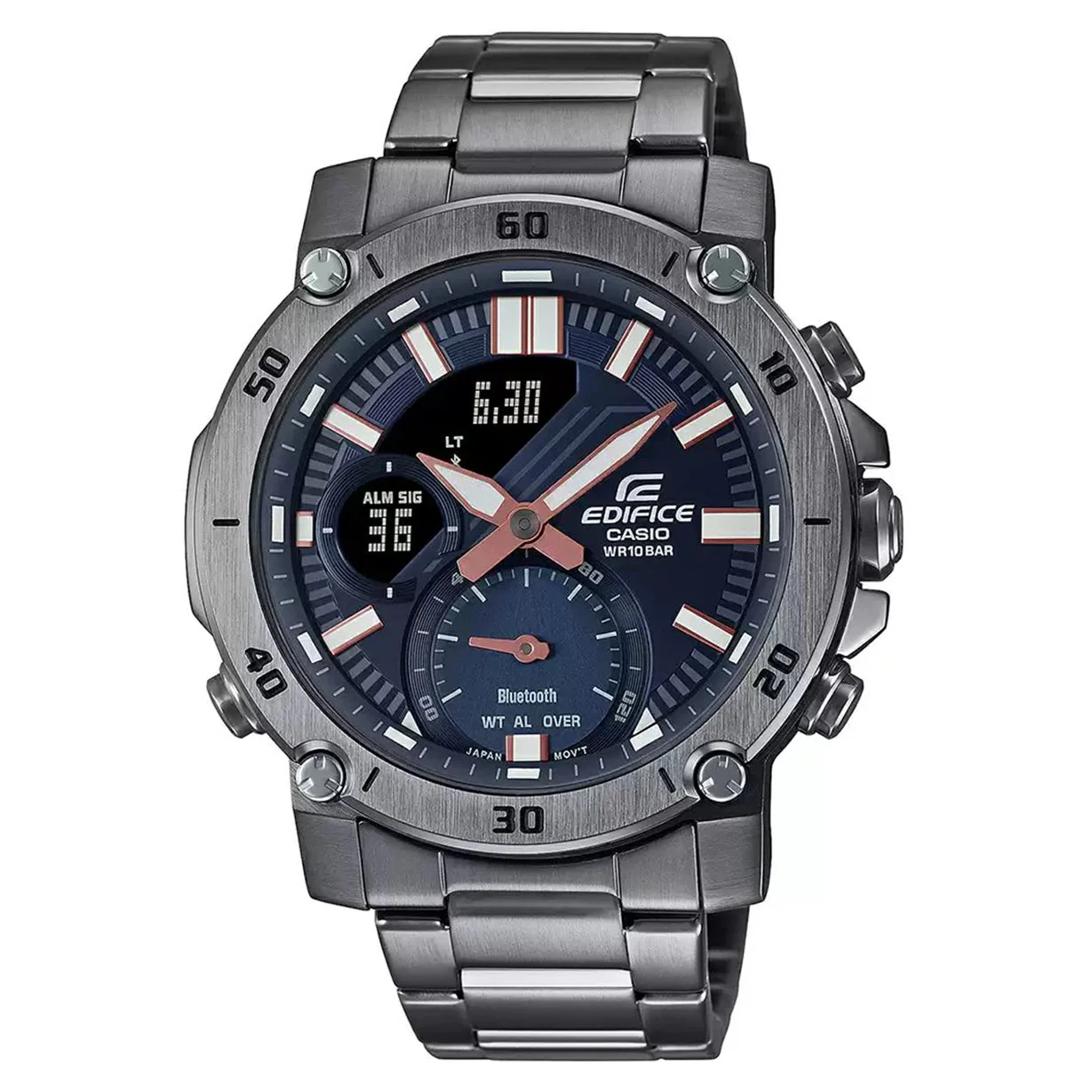 Casio Edifice Blue Dial Men 49.5mm - Image 4