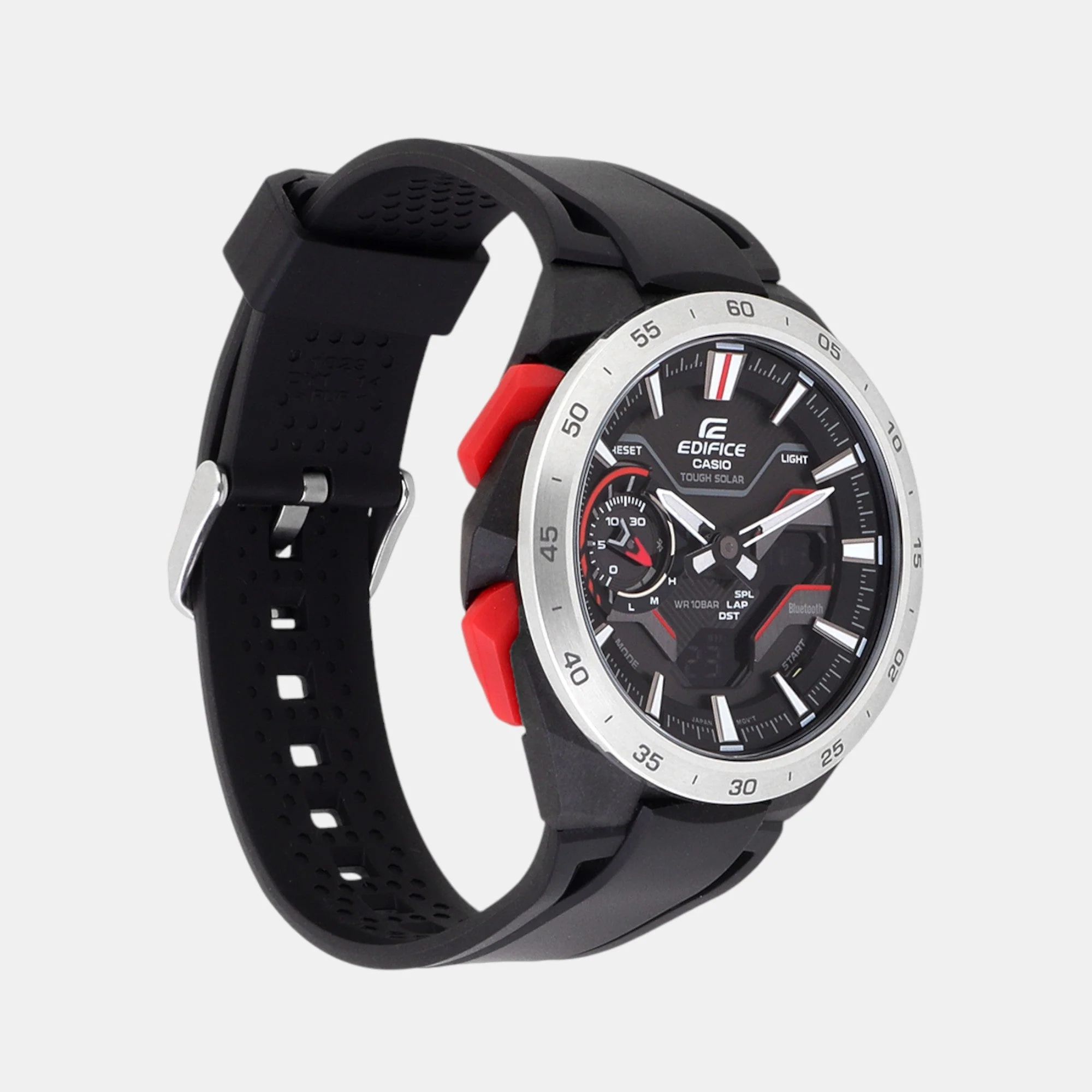 Edifice Men Quartz Black Dial Analog-Digital Resin Watch ED591 - Image 3