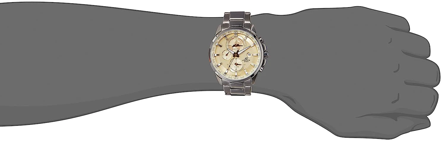 Casio Edifice Off White Dial Men 48.1mm - Image 3