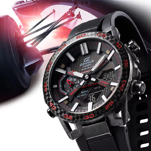 Casio Edifice Sospensione Black Dial Men 47.8mm ED563 ECB-2000PB-1A - Image 2