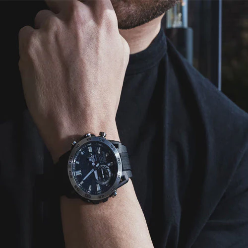 Casio Edifice Sospensione Black Dial Men 48mm ED578 ECB-40P-1A - Image 3