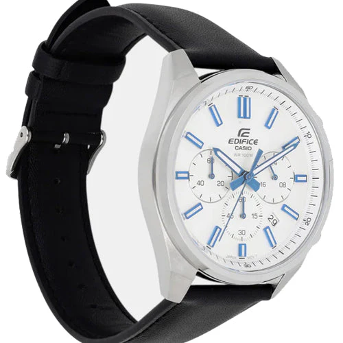 Casio Edifice Standard Chronograph Silver Dial Men 43.5mm ED661 EFV-650L-7AV - Image 2