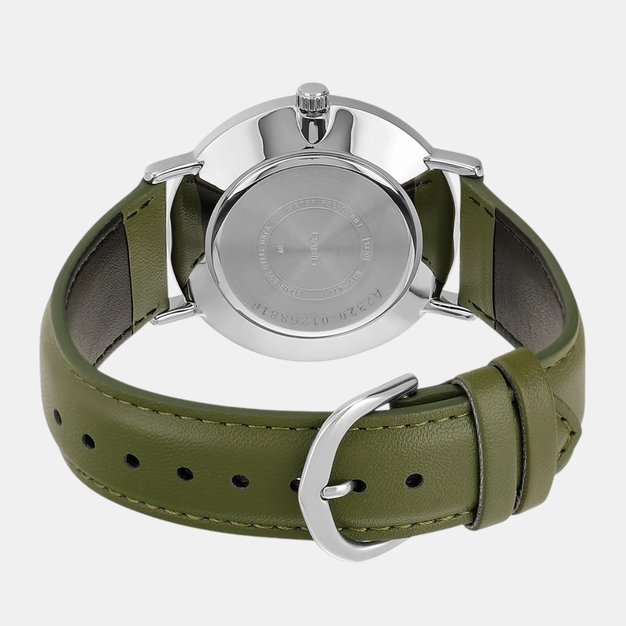 Enticer Men Quartz Beige Dial Analog Leather Watch A2320 - Image 6