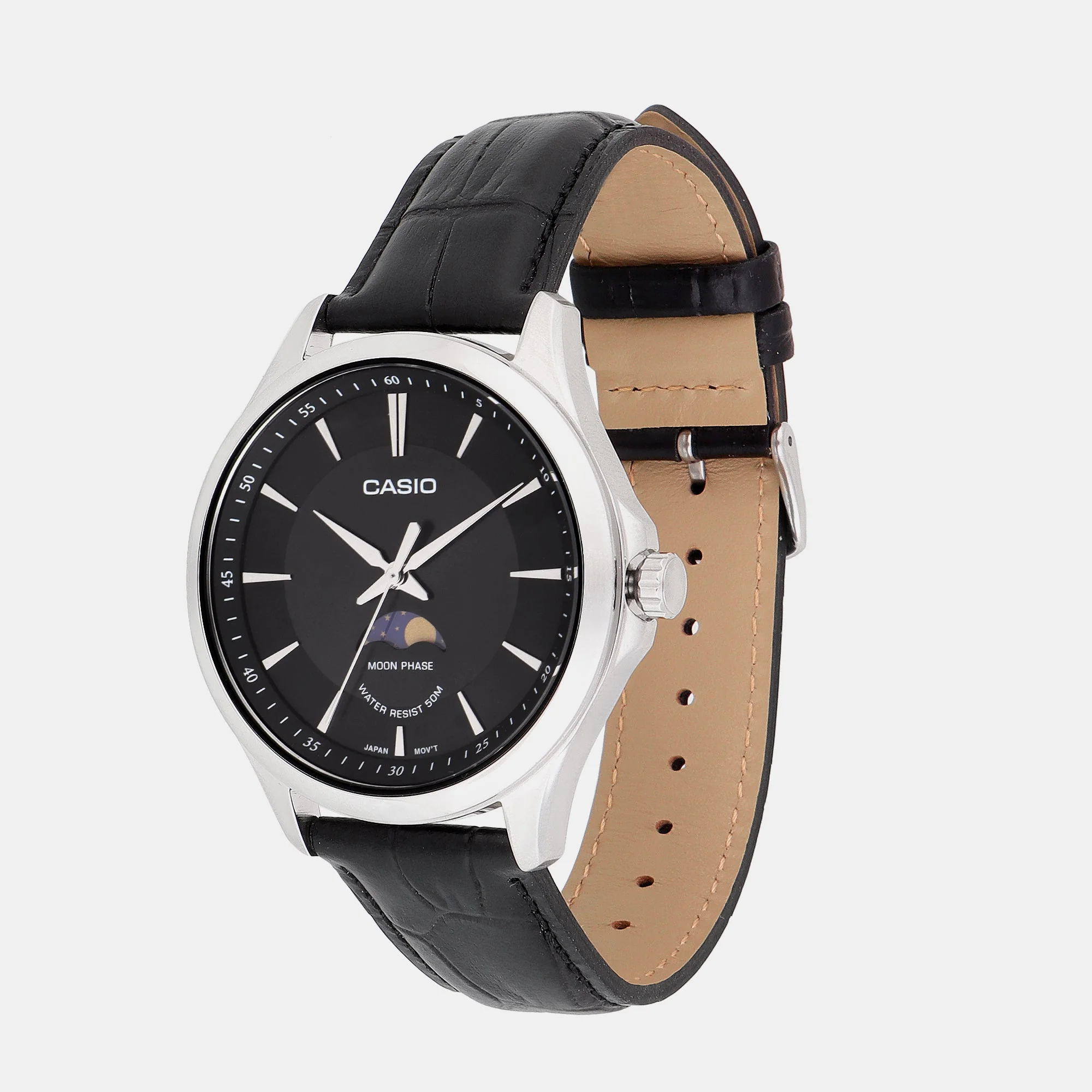 Enticer Men Quartz Black Dial Analog Leather Watch A2167 - Image 2