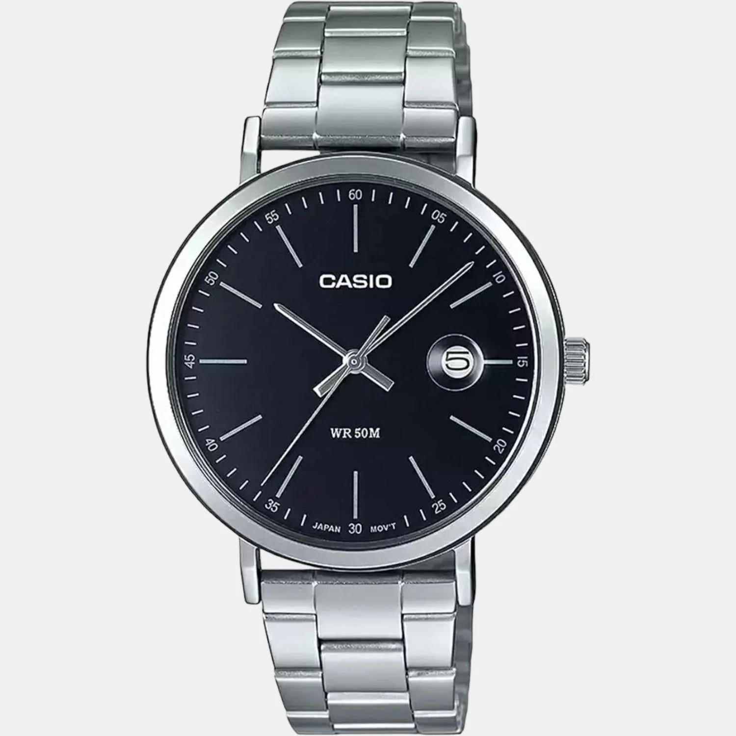 Enticer Men Quartz Black Dial Analog Stainless Steel Watch A1831 - Image 2