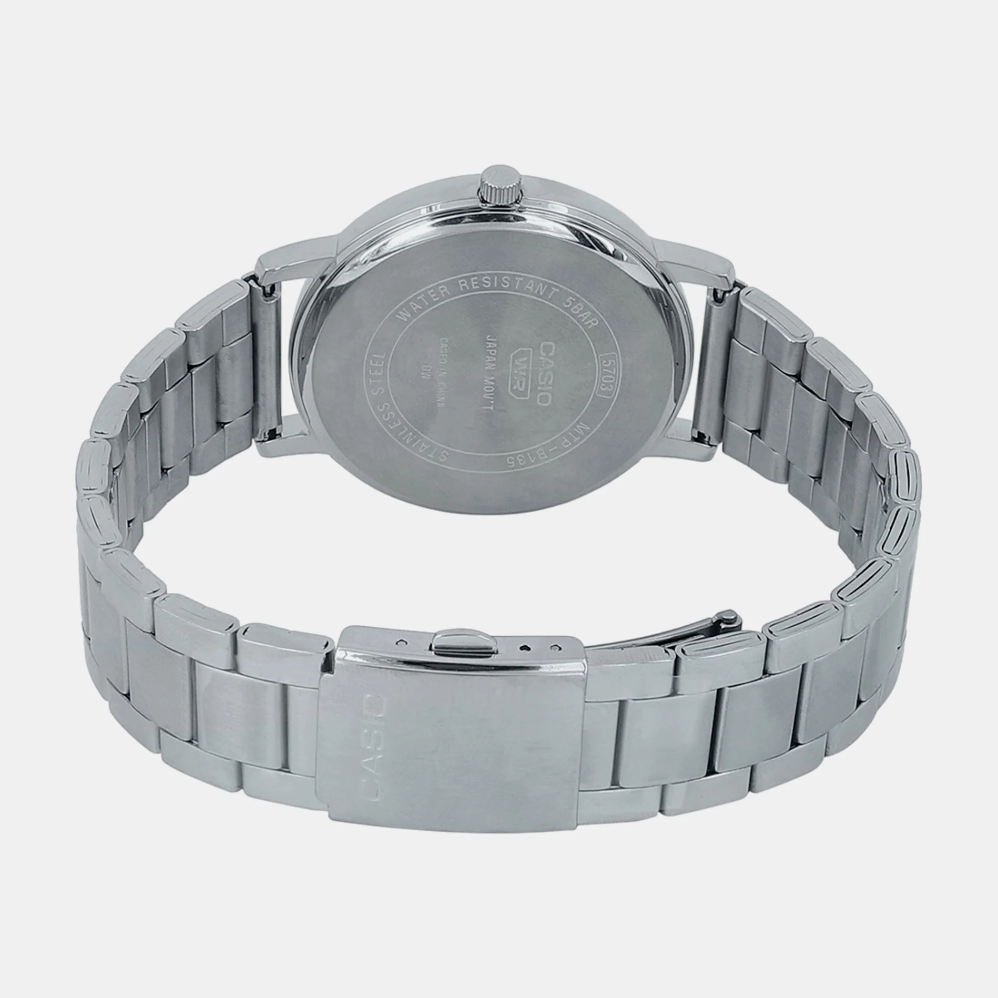 Enticer Men Quartz Black Dial Analog Stainless Steel Watch A2135 - Image 4