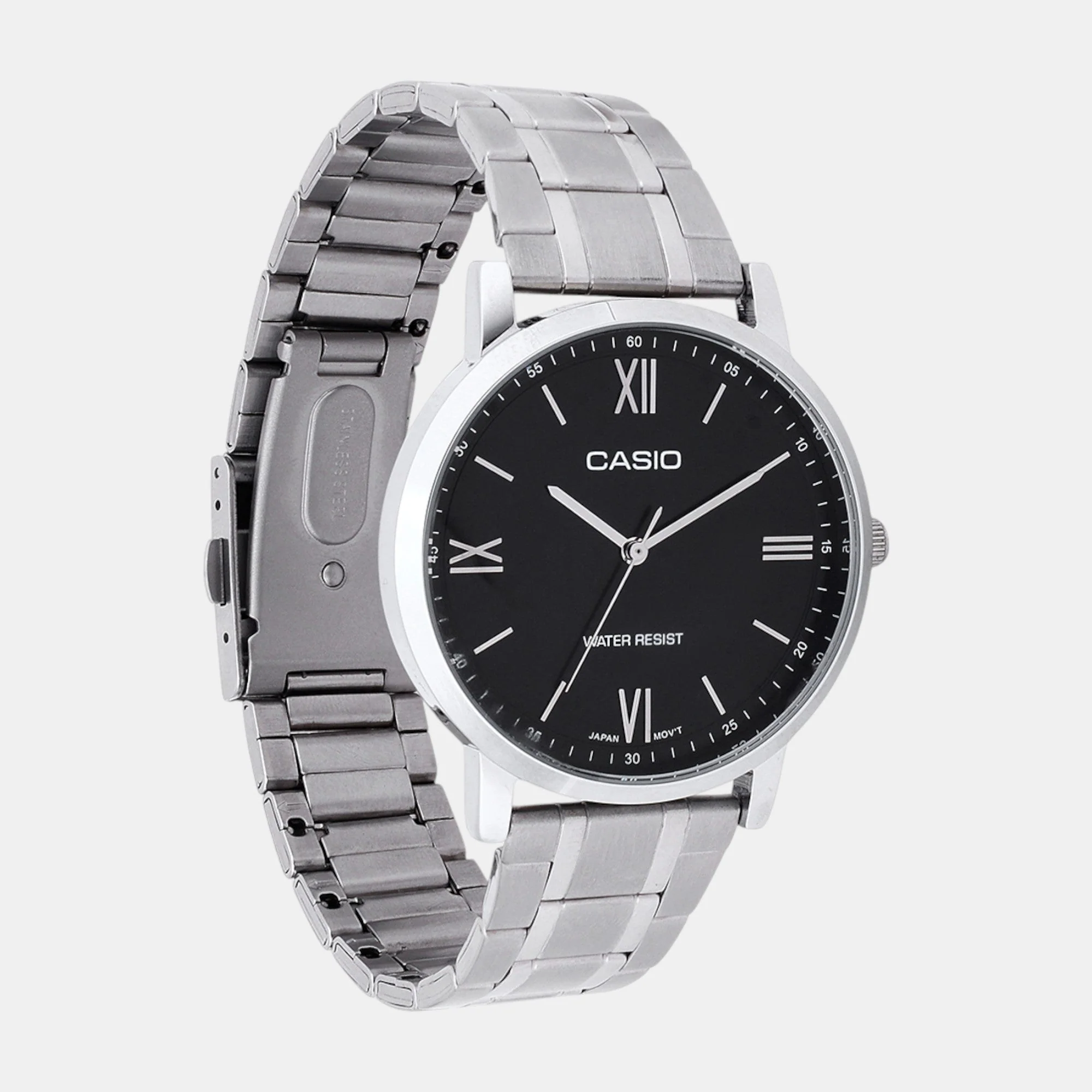 Enticer Men Quartz Black Dial Analog Stainless Steel Watch A2152 - Image 3
