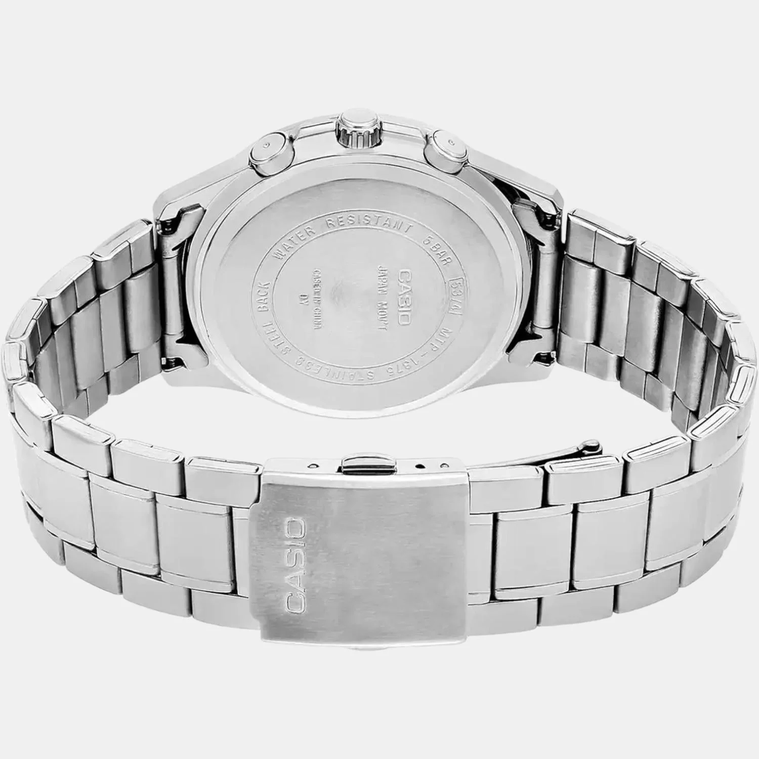 Enticer Men Quartz Black Dial Chronograph Stainless Steel Watch A836 - Image 5
