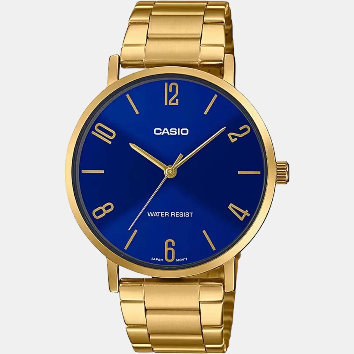 Enticer Men Quartz Blue Dial Analog Stainless Steel Watch A1818 - Image 2