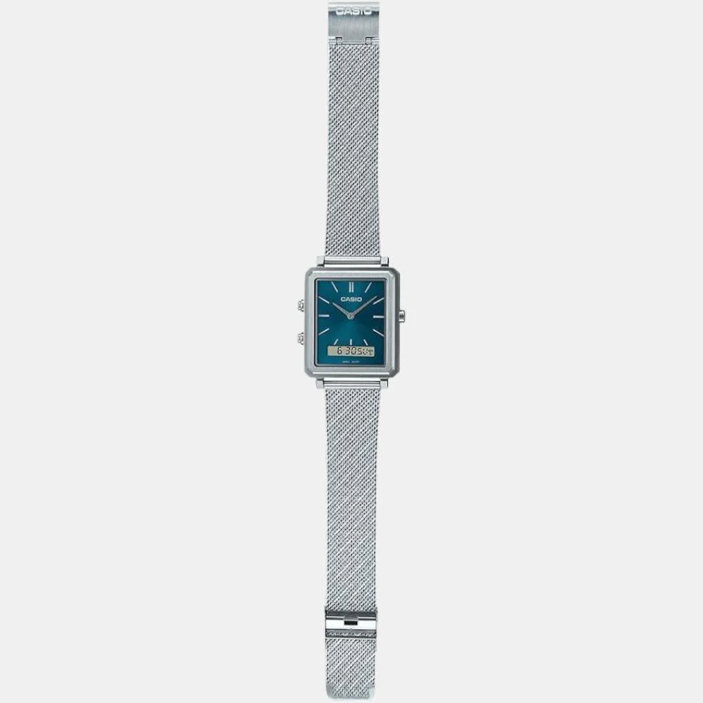 Enticer Men Quartz Blue Dial Analog Stainless Steel Watch A2087 - Image 5