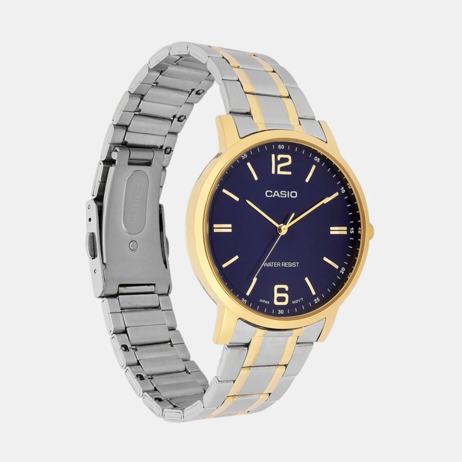 Enticer Men Quartz Blue Dial Analog Stainless Steel Watch A2436 - Image 3