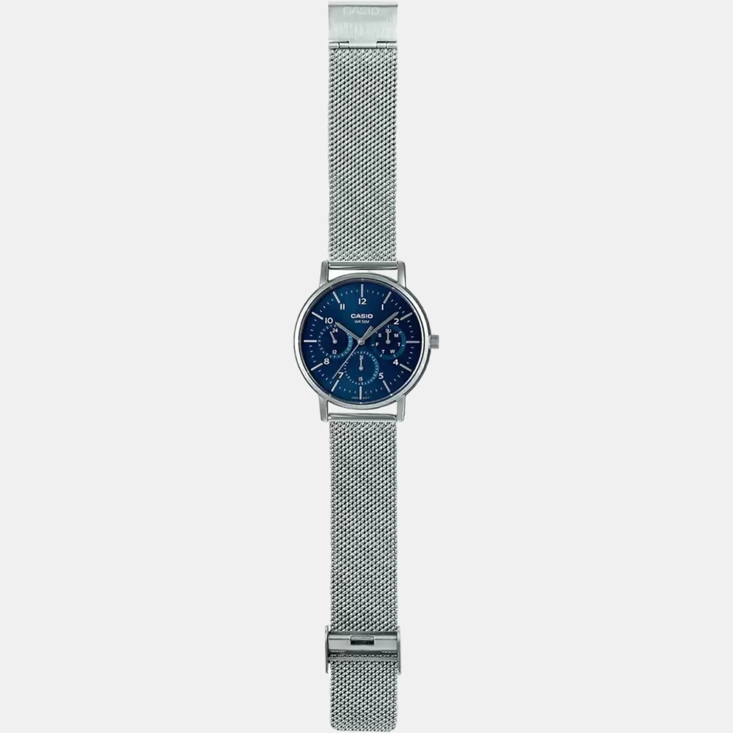 Enticer Men Quartz Blue Dial Chronograph Stainless Steel Watch A1848 - Image 6