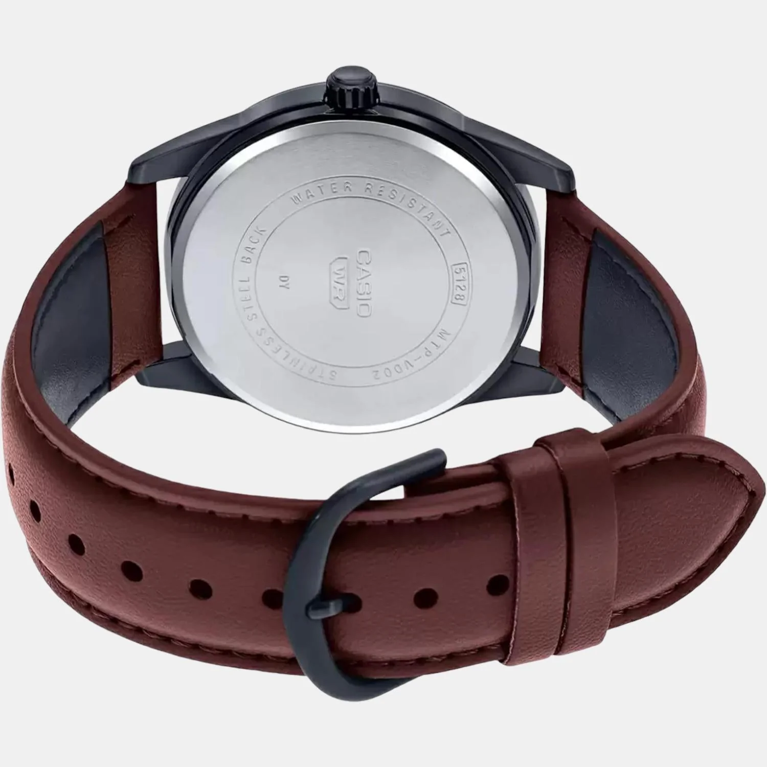 Enticer Men Quartz Brown Dial Analog Leather Watch A1946 - Image 2
