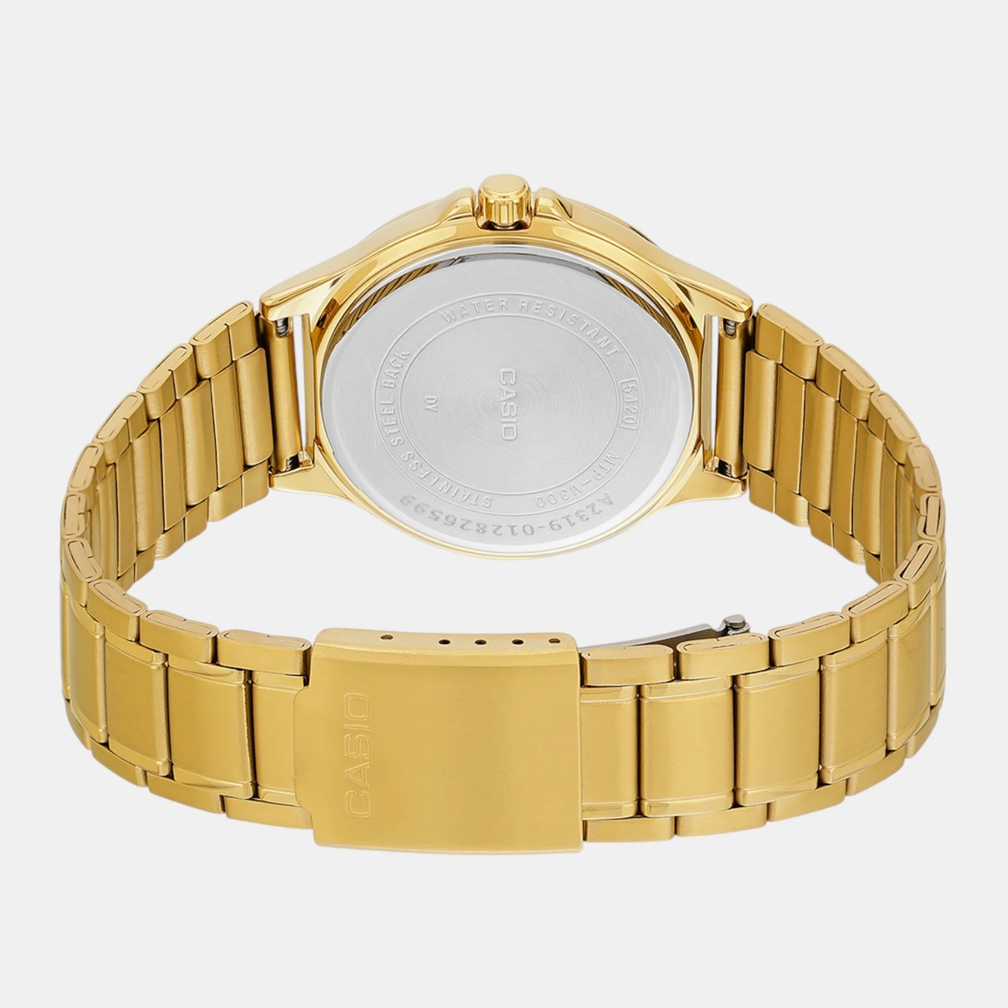 Enticer Men Quartz Gold Dial Multi-Function Stainless Steel Watch A2319 - Image 6