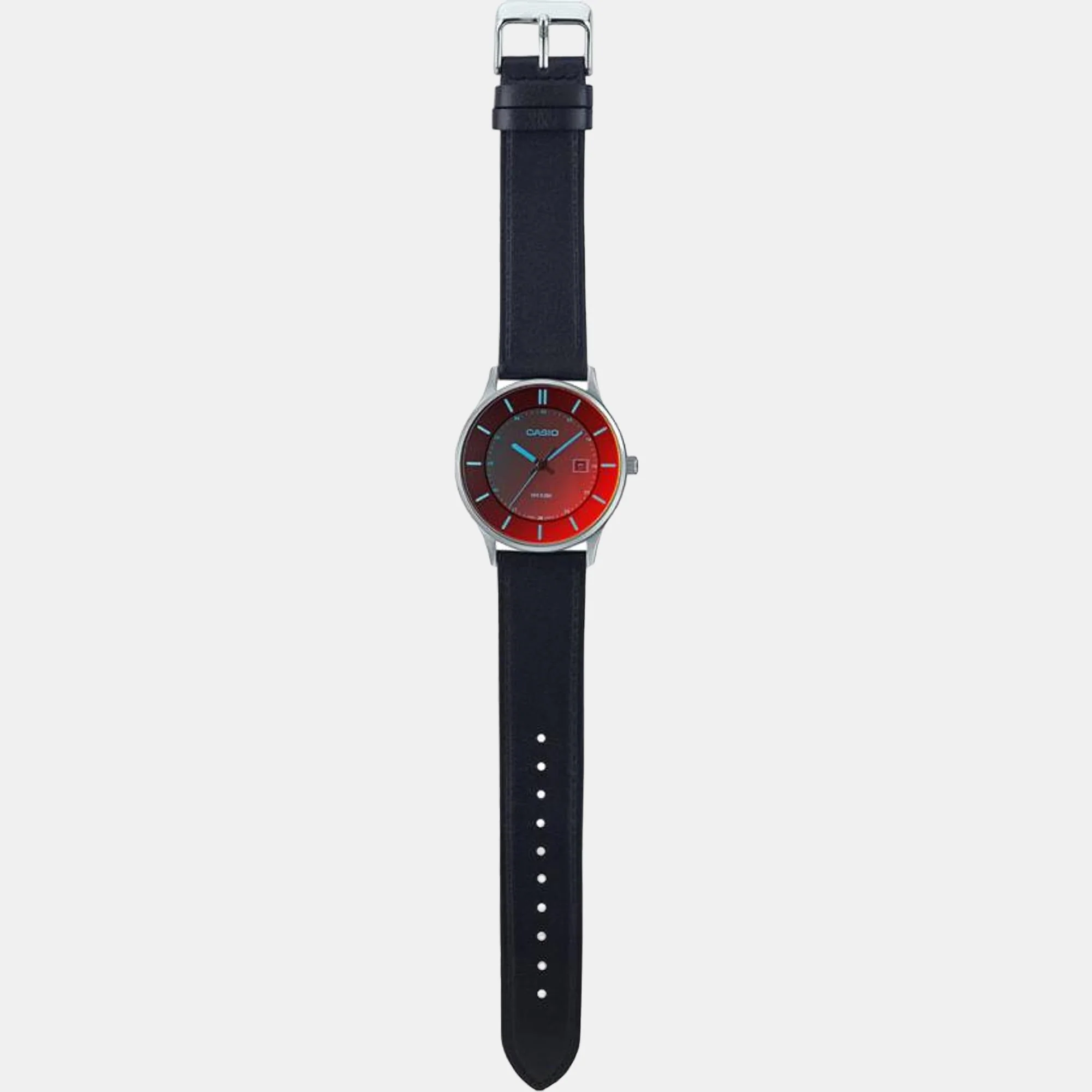 Enticer Men Quartz Red Dial Analog Leather Watch A2112 - Image 6