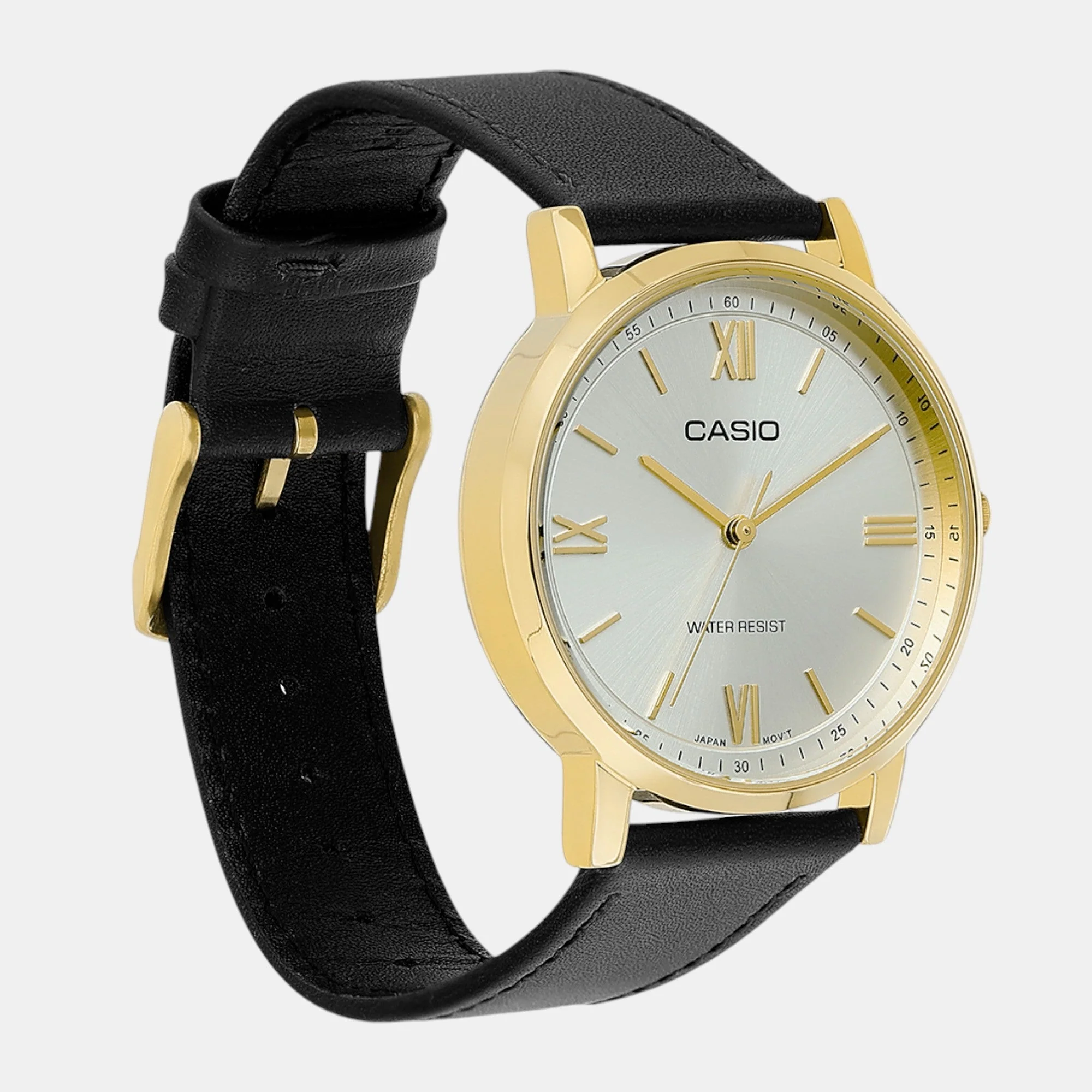 Enticer Men Quartz Silver Dial Analog Leather Watch A2160 - Image 3