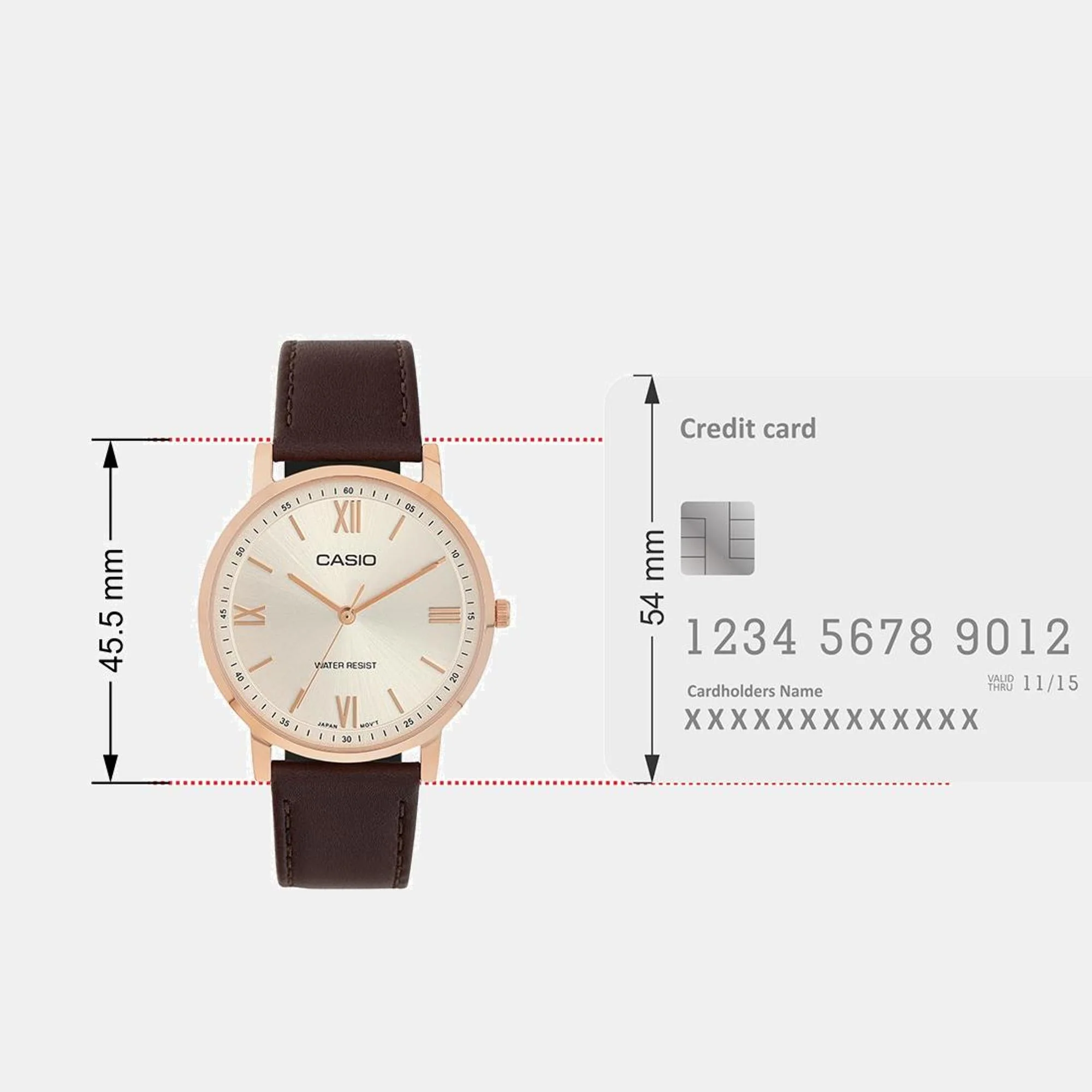Enticer Men Quartz Silver Dial Analog Leather Watch A2162 - Image 9
