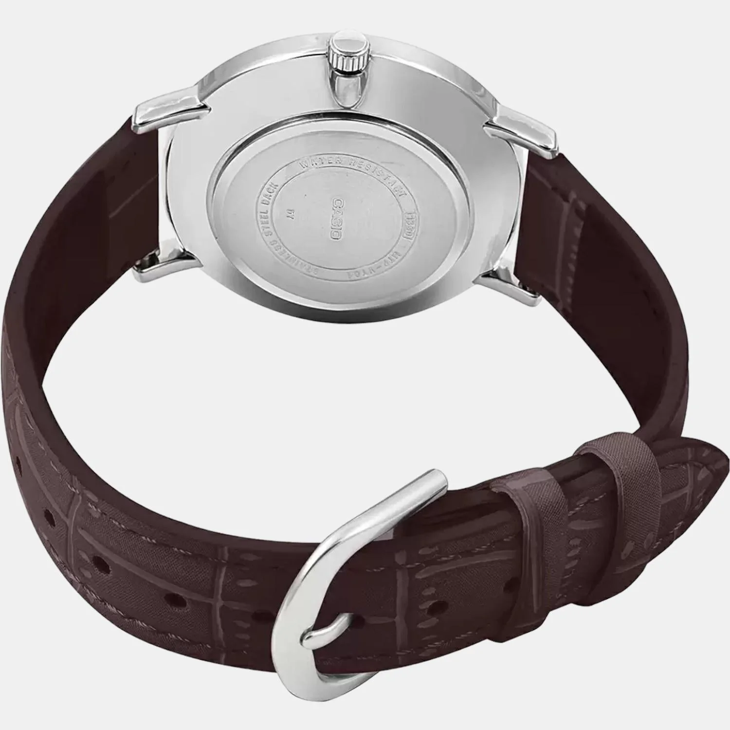Enticer Men Quartz White Dial Analog Leather Watch A1618 - Image 5