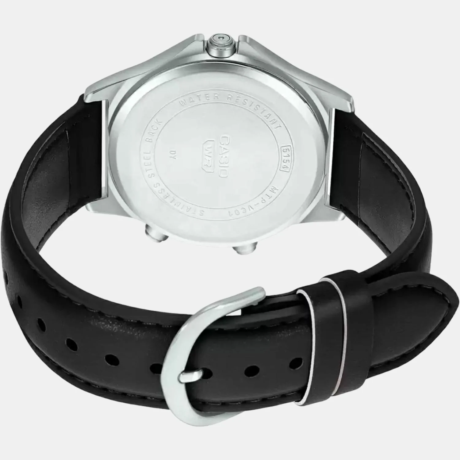 Enticer Men Quartz White Dial Analog Leather Watch A1927 - Image 4