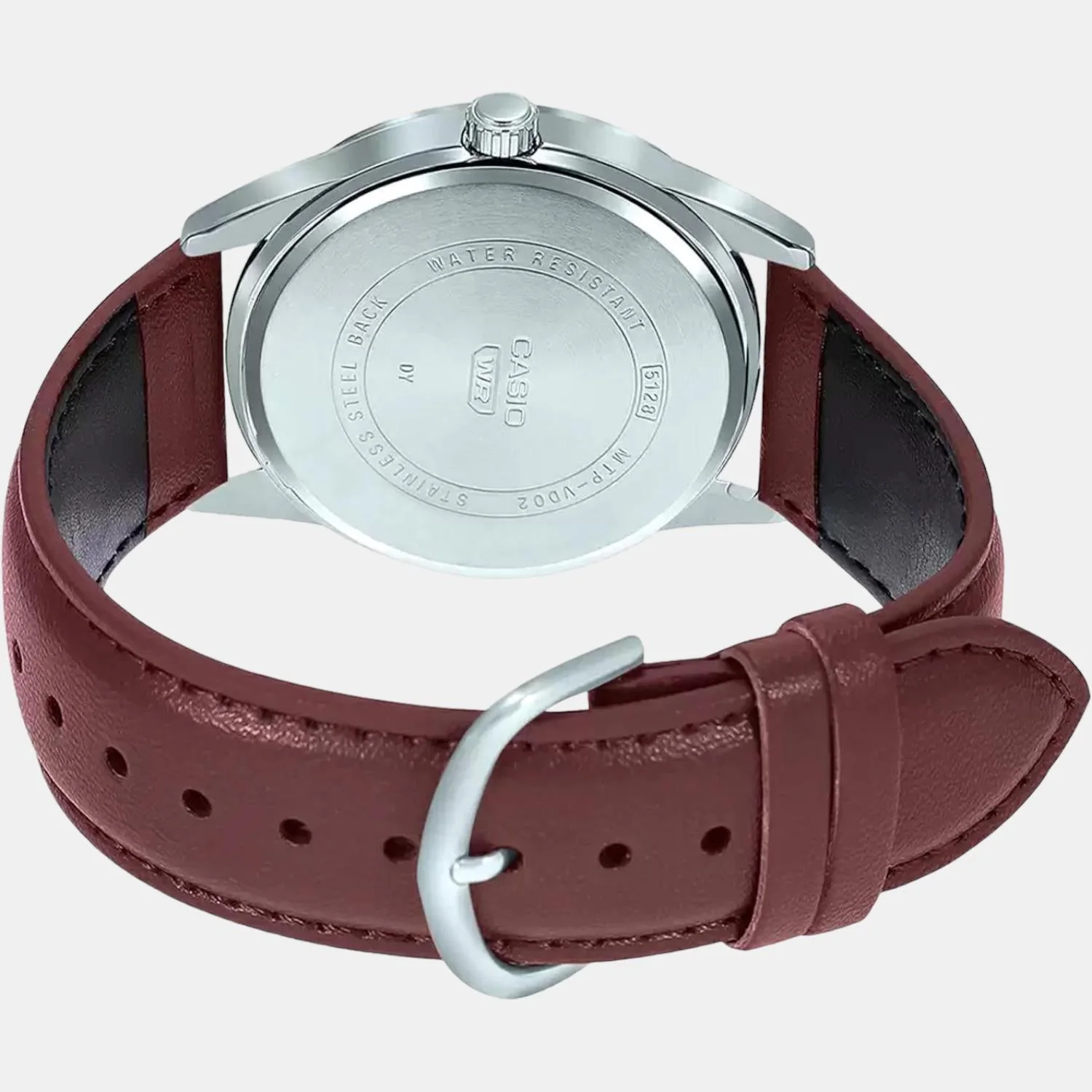 Enticer Men Quartz White Dial Analog Leather Watch A1954 - Image 4