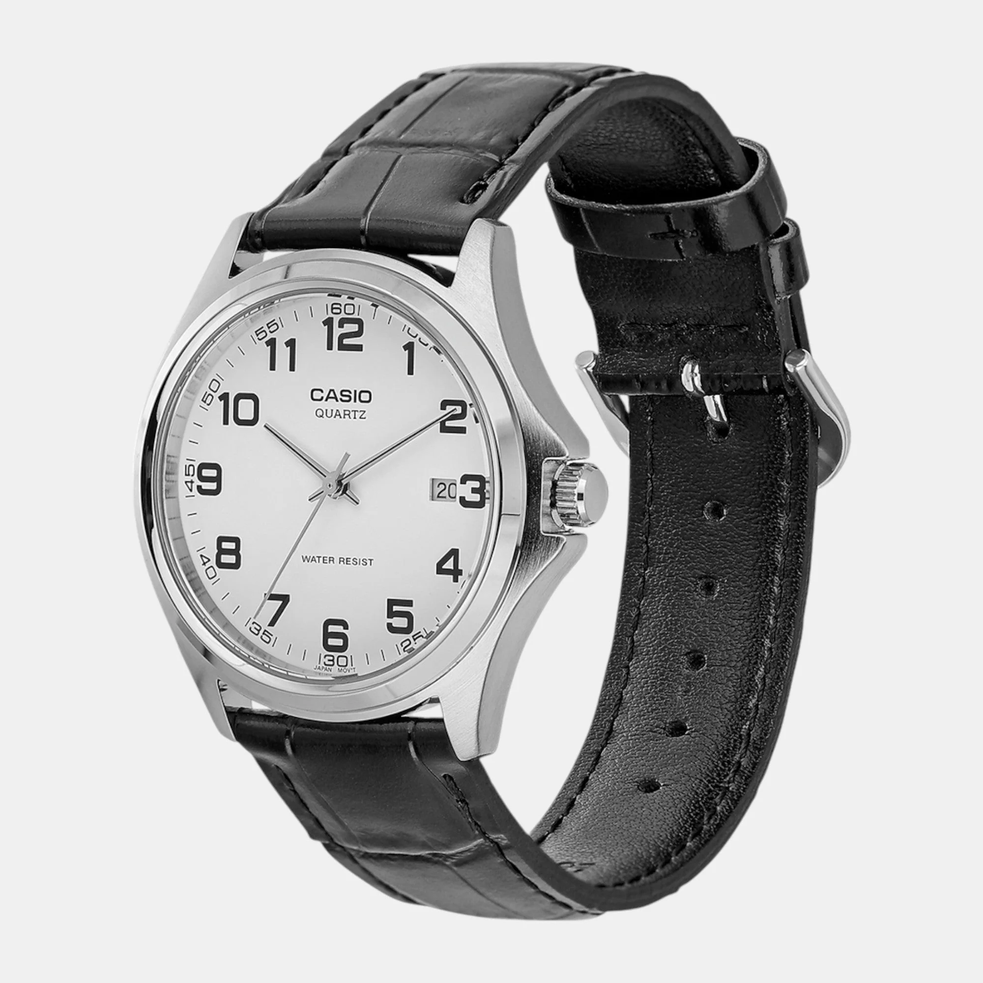 Enticer Men Quartz White Dial Analog Leather Watch A212 - Image 3