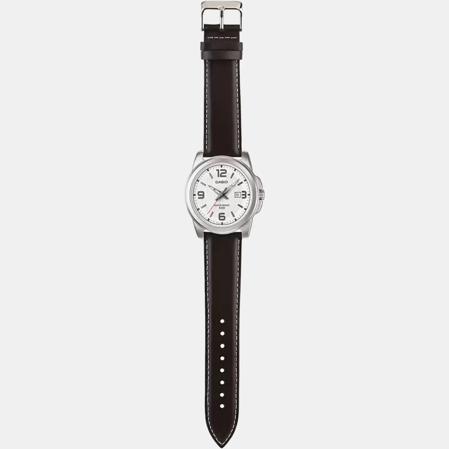 Enticer Men Quartz White Dial Analog Leather Watch A553 - Image 6