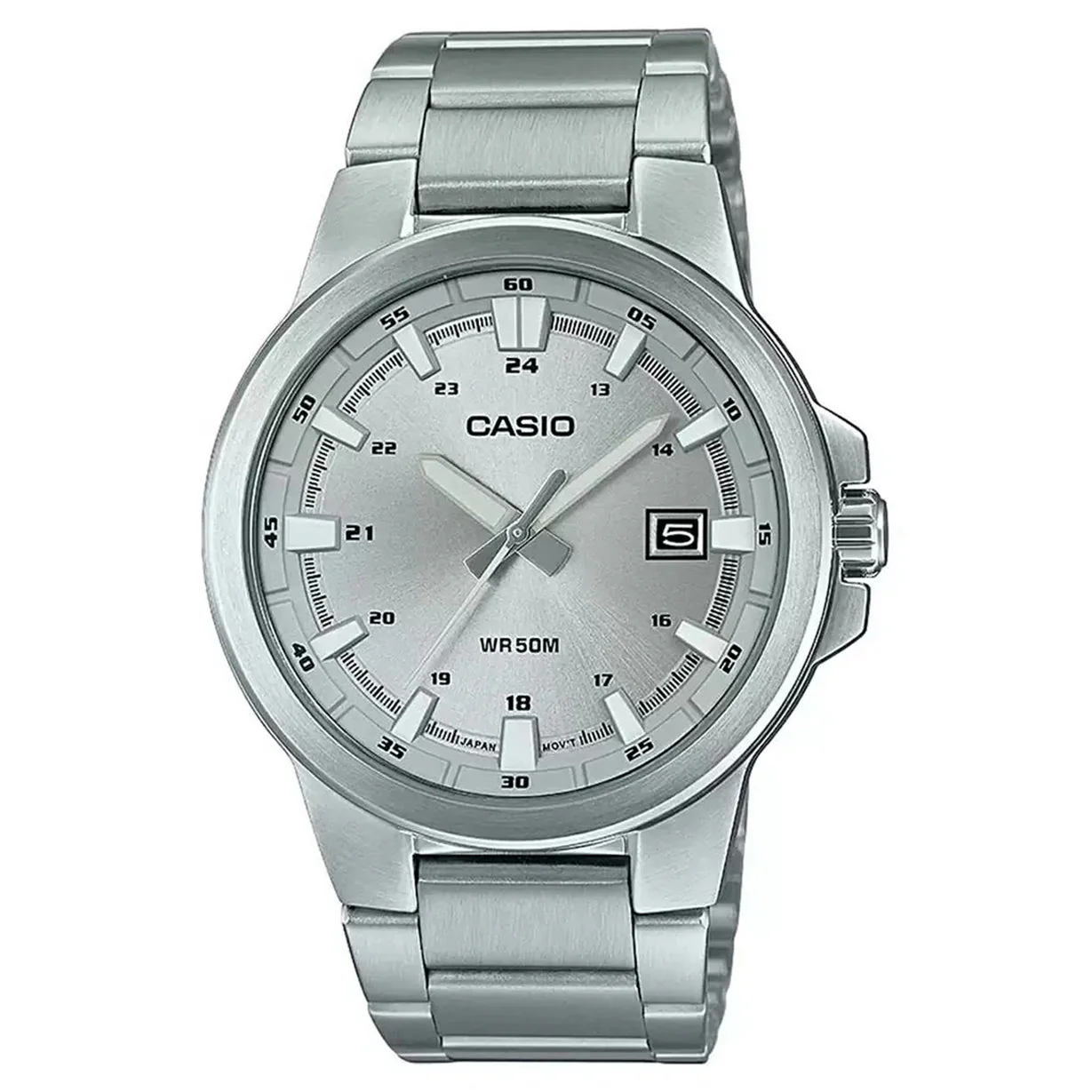 Casio Enticer Silver Dial Men 41.5mm - Image 4