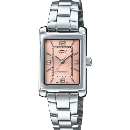 Casio Enticer Standard Pink Dial Women 21mm A2355 LTP-1234DD-4A