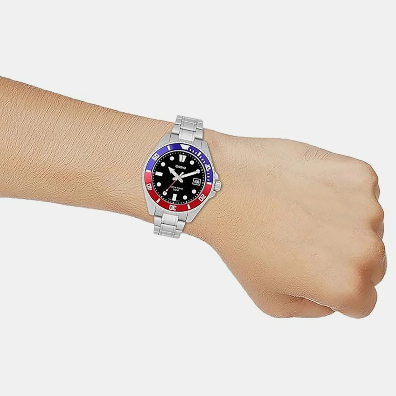 Enticer Unisex Quartz Black Dial Analog Stainless Steel Watch A2197 - Image 5
