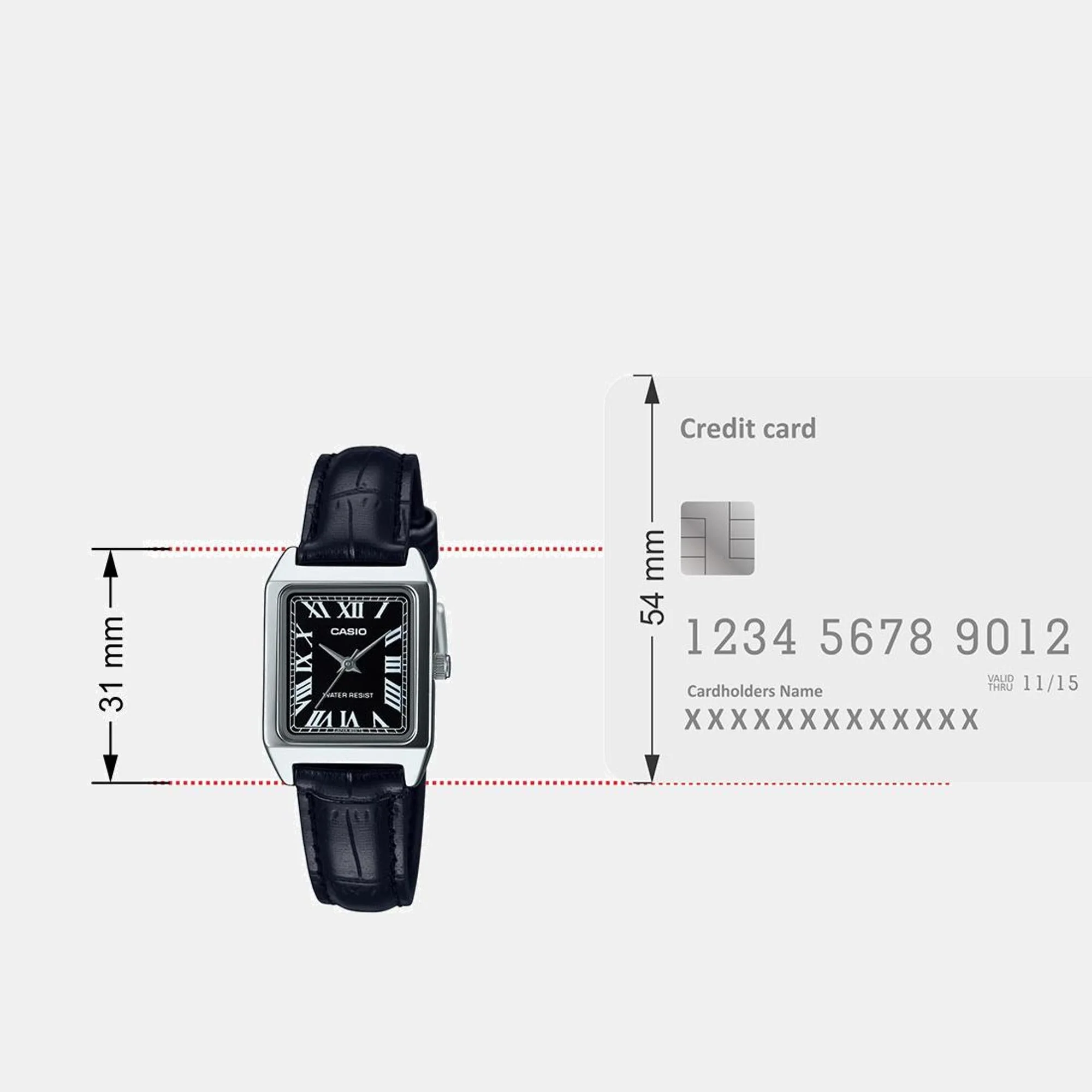 Enticer Women Quartz Black Dial Analog Leather Watch A2286 - Image 9
