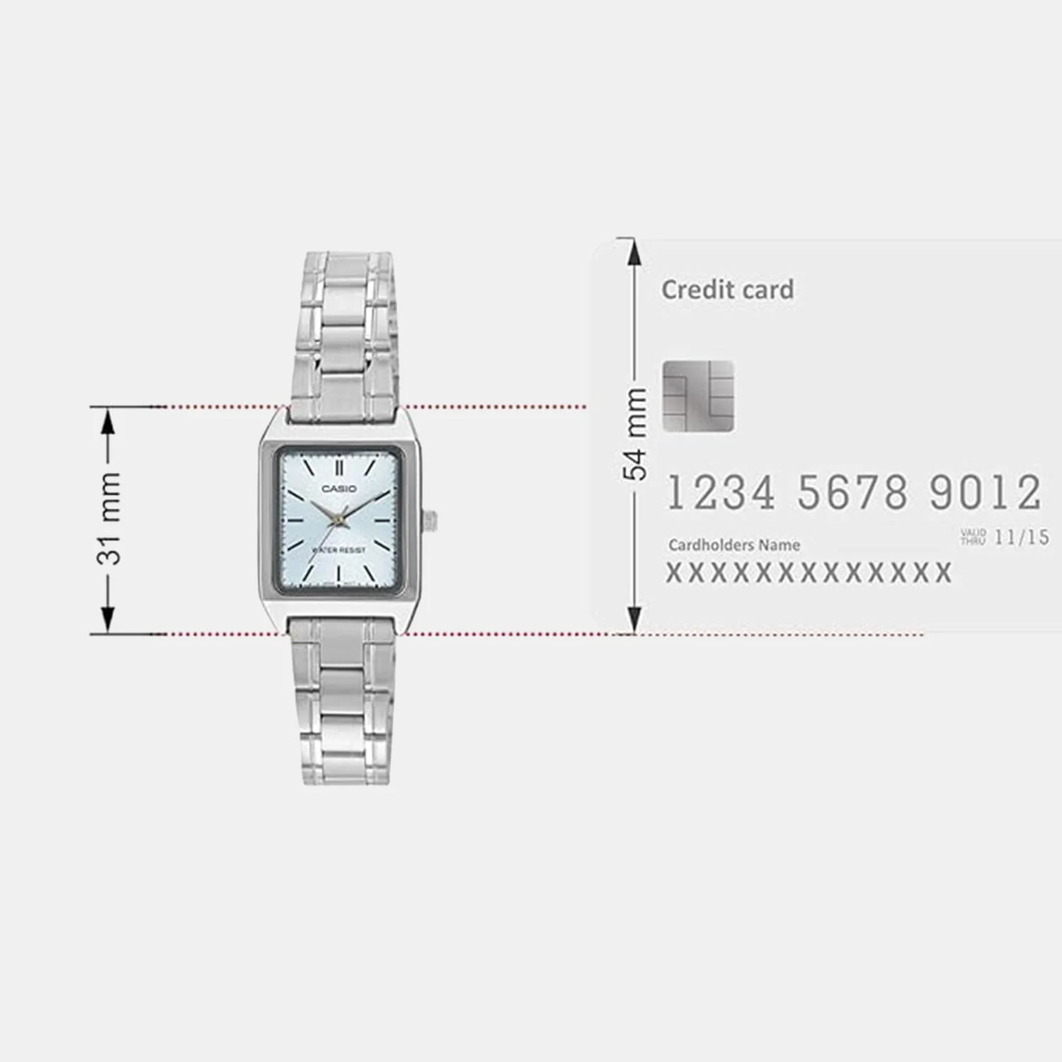 Enticer Women Quartz Blue Dial Analog Stainless Steel Watch A2280 - Image 6
