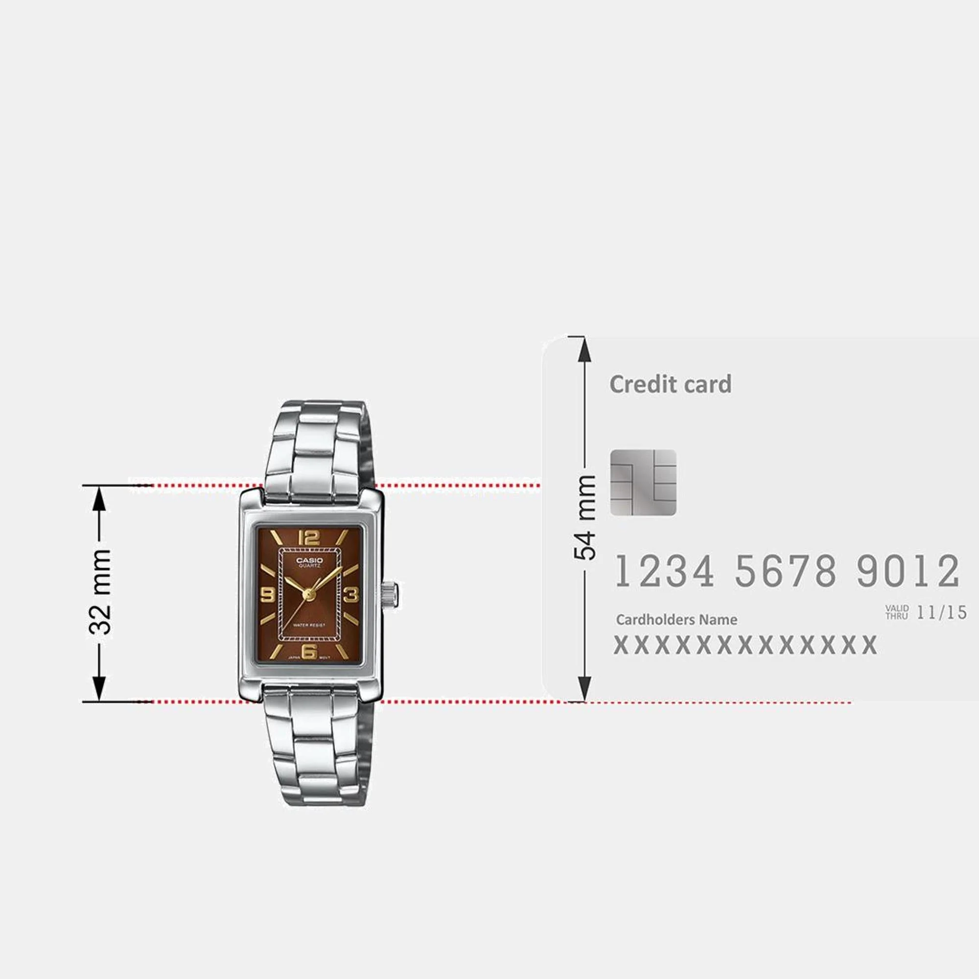 Enticer Women Quartz Brown Dial Analog Stainless Steel Watch A2356 - Image 8