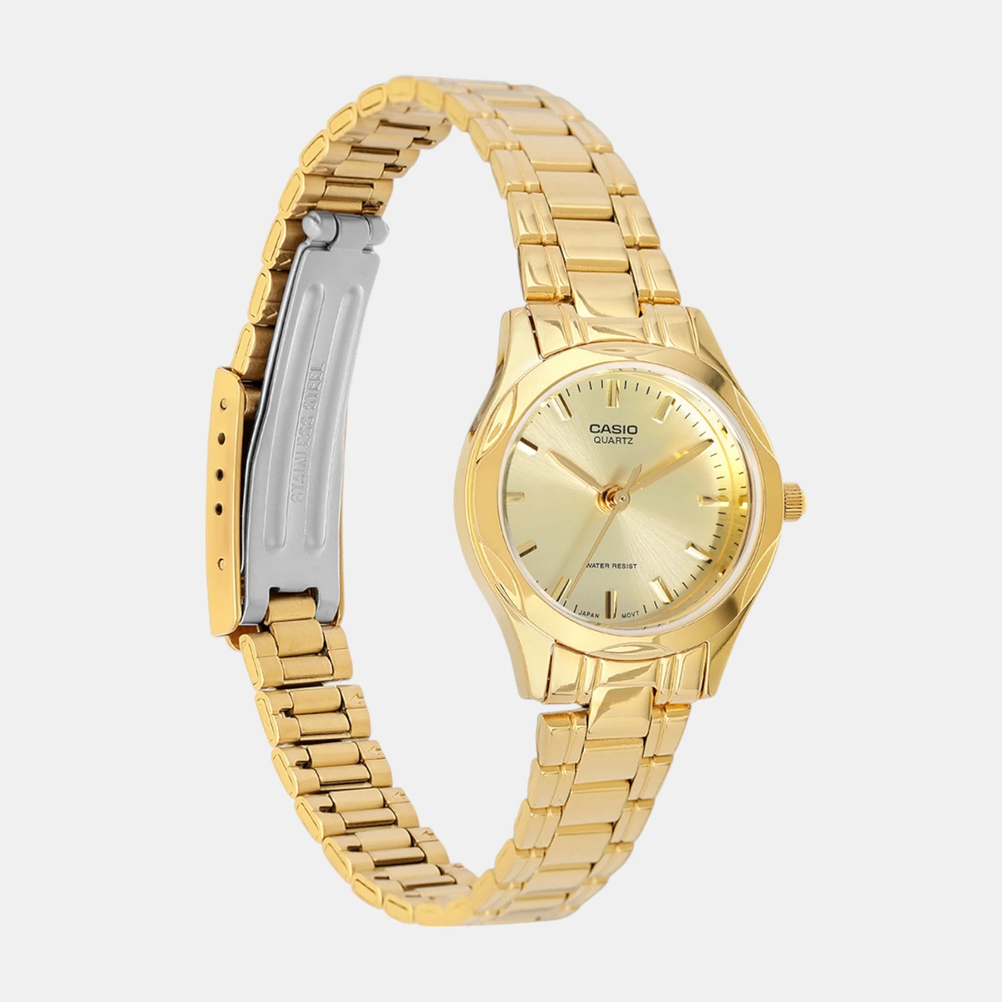 Enticer Women Quartz Gold Dial Analog Stainless Steel Watch A2276 - Image 3