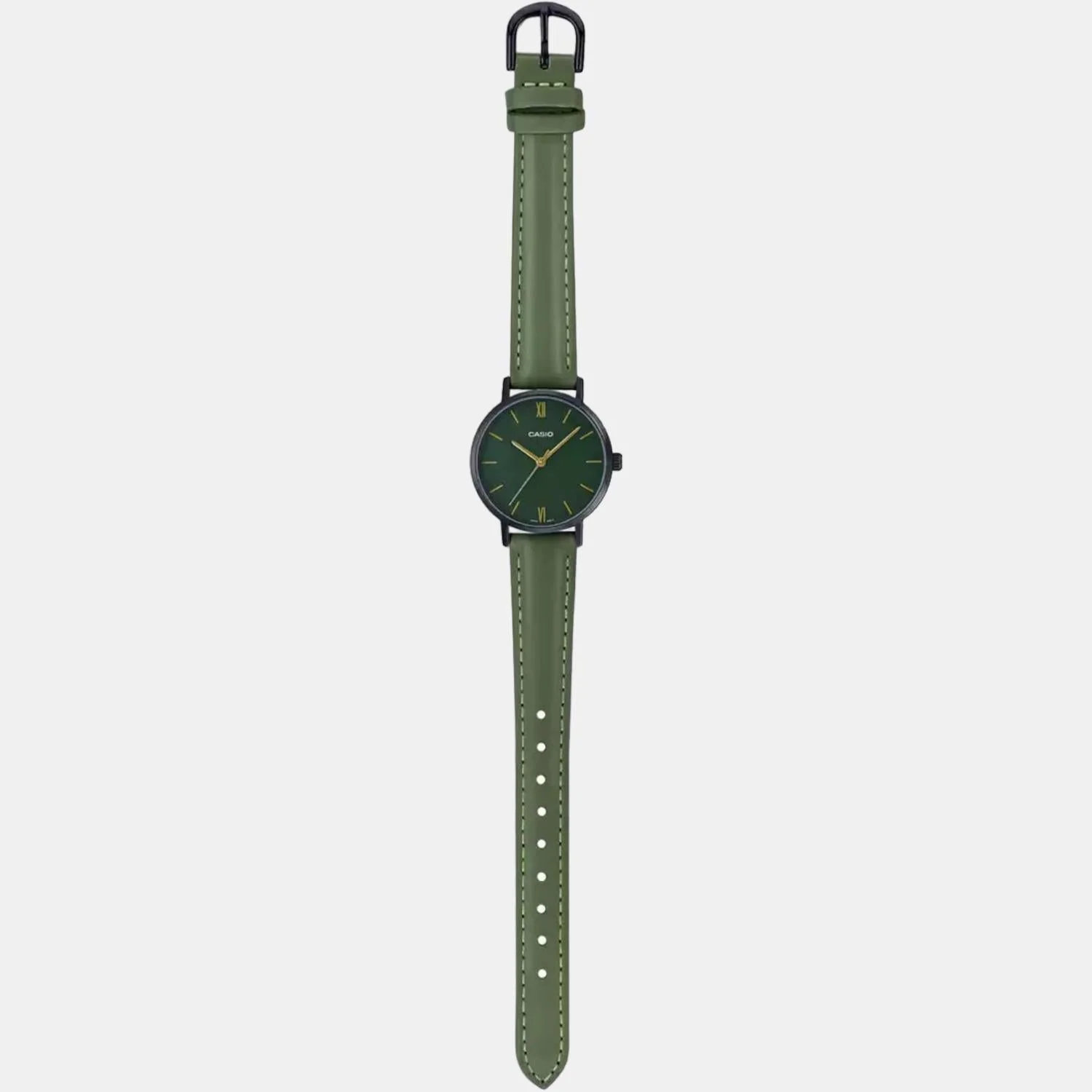 Enticer Women Quartz Green Dial Analog Leather Watch A2002 - Image 5