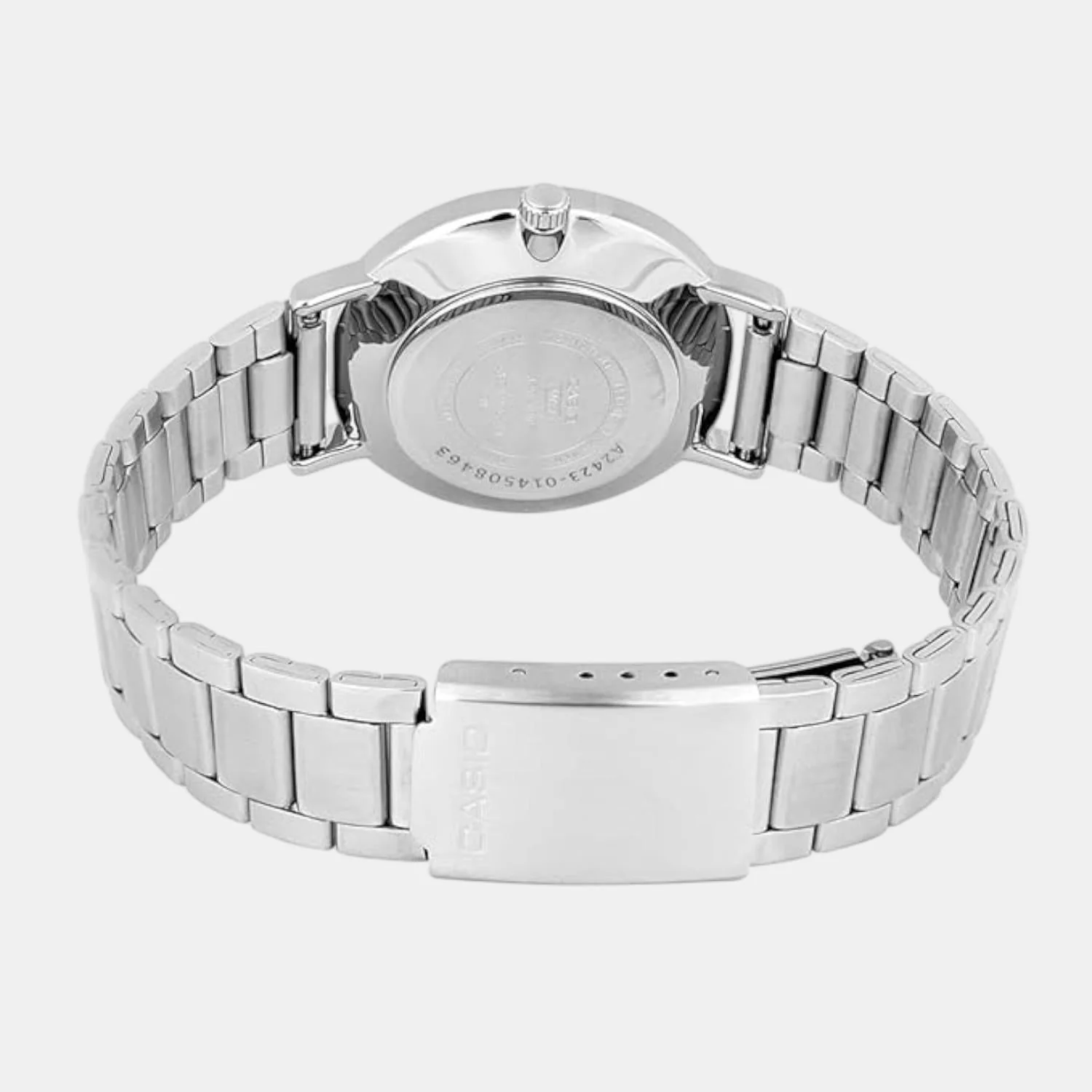 Enticer Women Quartz Pink Dial Analog Stainless Steel Watch A2423 - Image 4