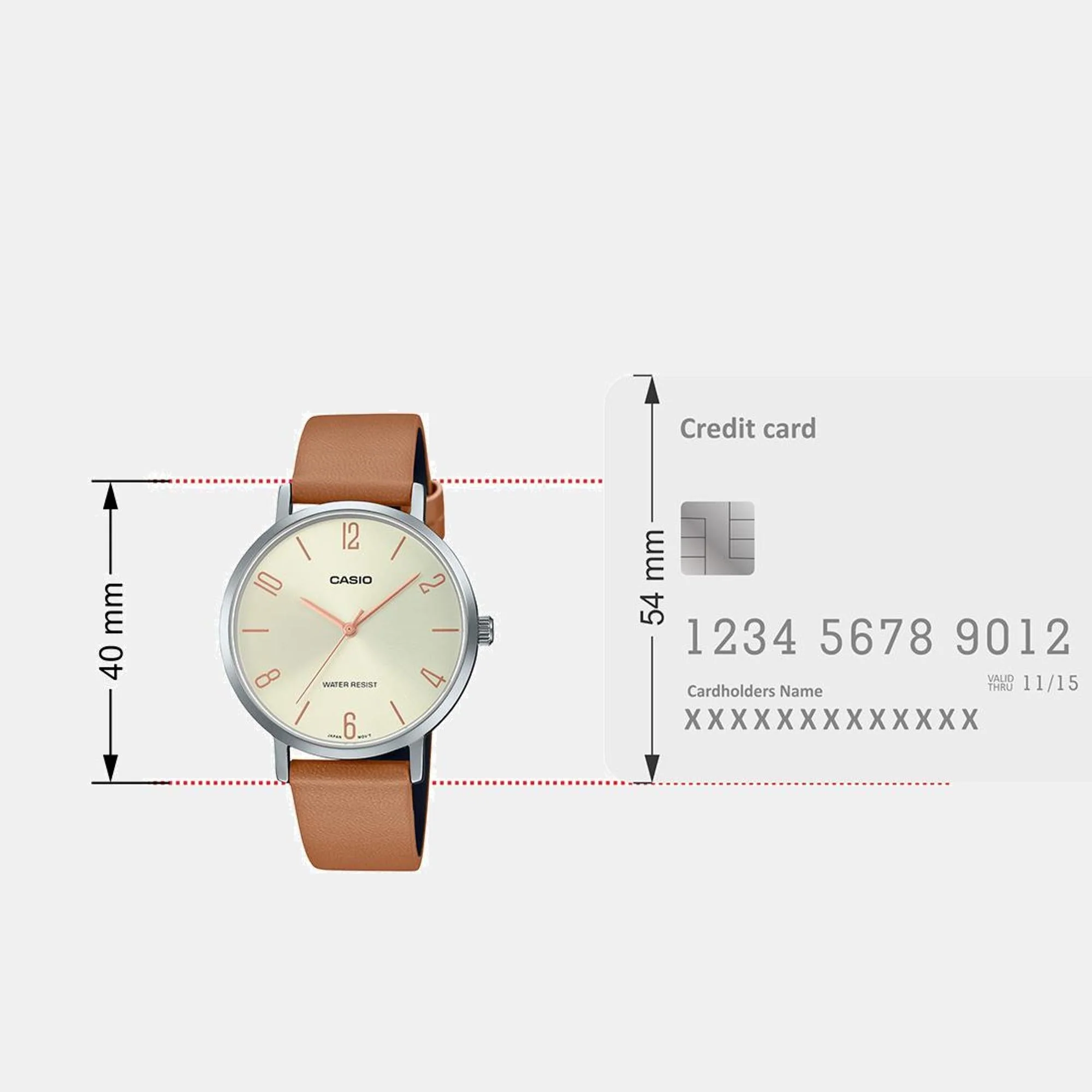 Enticer Women Quartz Silver Dial Analog Leather Watch A2295 - Image 9
