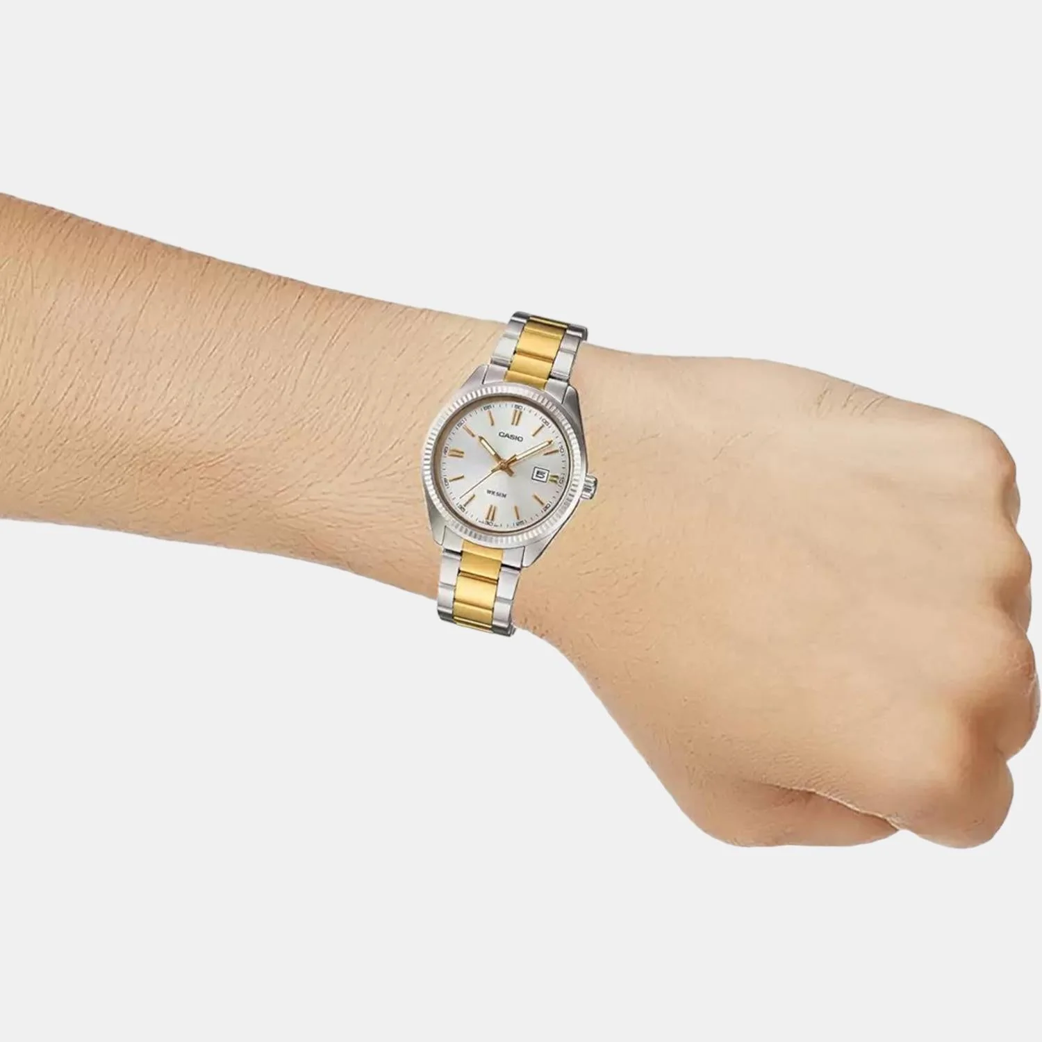 Enticer Women Quartz White Dial Analog Stainless Steel Watch A478 - Image 5