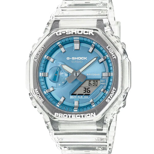 Casio G-Shock 2100 Series Blue Dial Men 45.4mm G1690 GA-2100BM-7A2