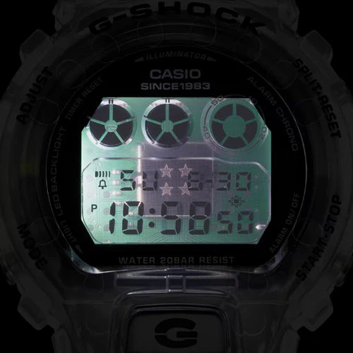 Casio G-Shock 6900 Series Transparent Dial Men 50mm G1439 DW-6940RX-7 - Image 5