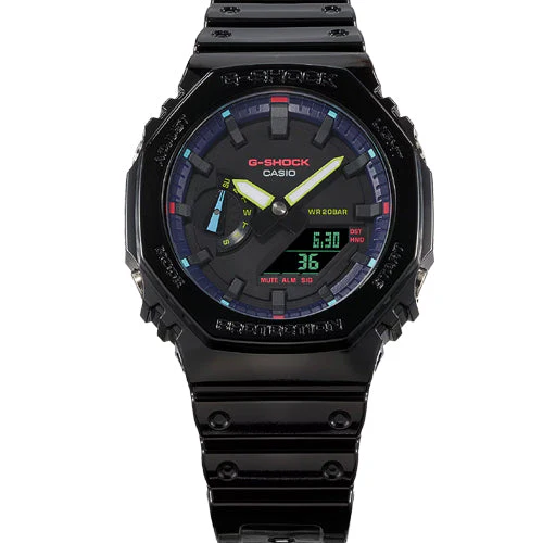Casio G-Shock Black Dial Men 45.4mm G1367 GA-2100RGB-1A - Image 2