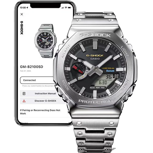 Casio G-Shock FULL METAL 2100 Series Black Dial Men 44.4mm G1714 GM-B2100SD-1C - Image 3