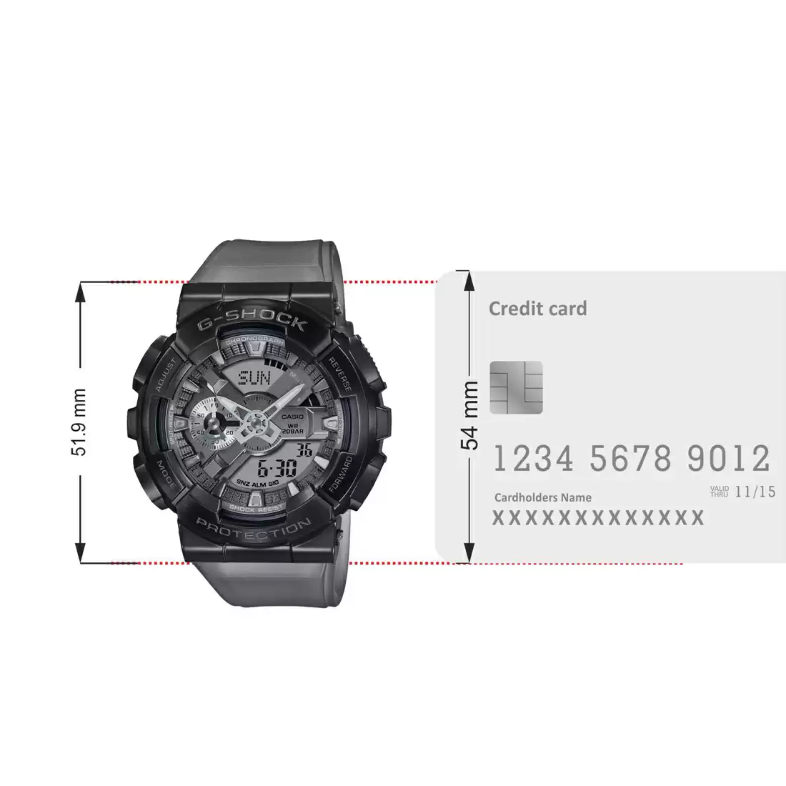 Casio G-Shock Grey Dial Men 48.8mm - Image 3