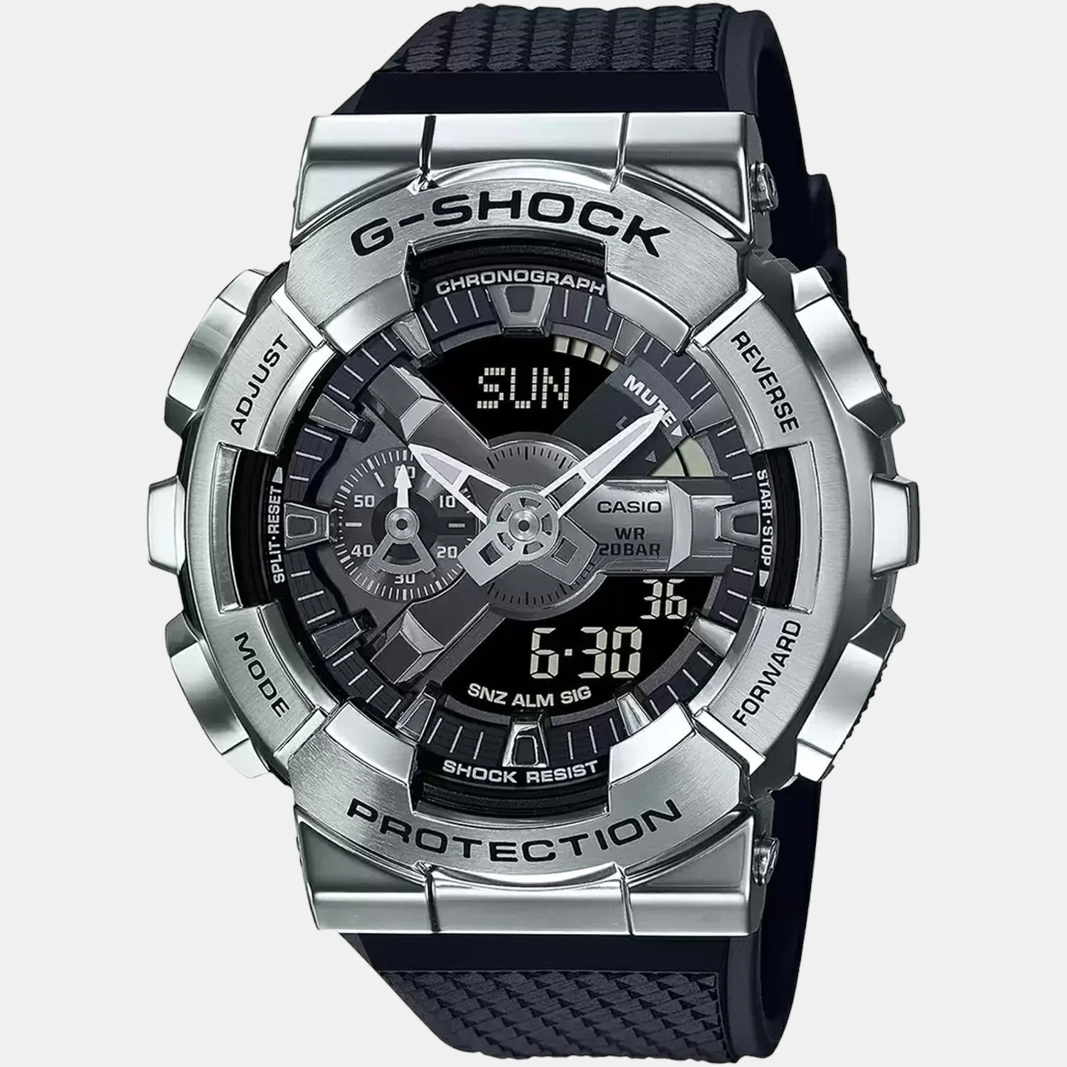 G-Shock Men Quartz Black Dial Analog-Digital Resin Watch G1051 - Image 2