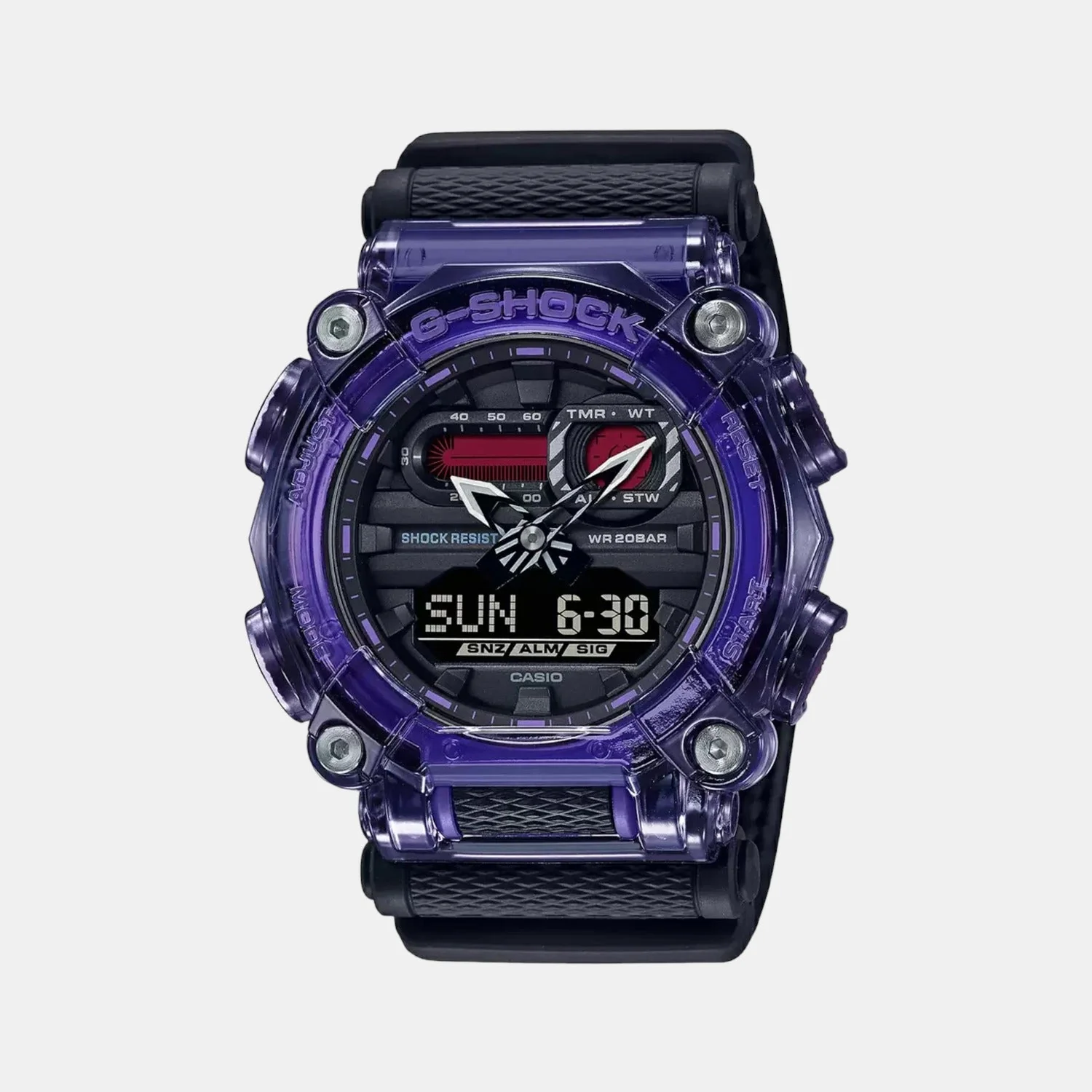 G-Shock Men Quartz Black Dial Analog-Digital Resin Watch G1168