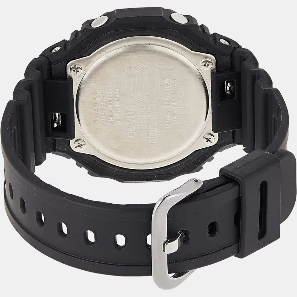 G-Shock Men Quartz Black Dial Analog-Digital Resin Watch G1229 - Image 2