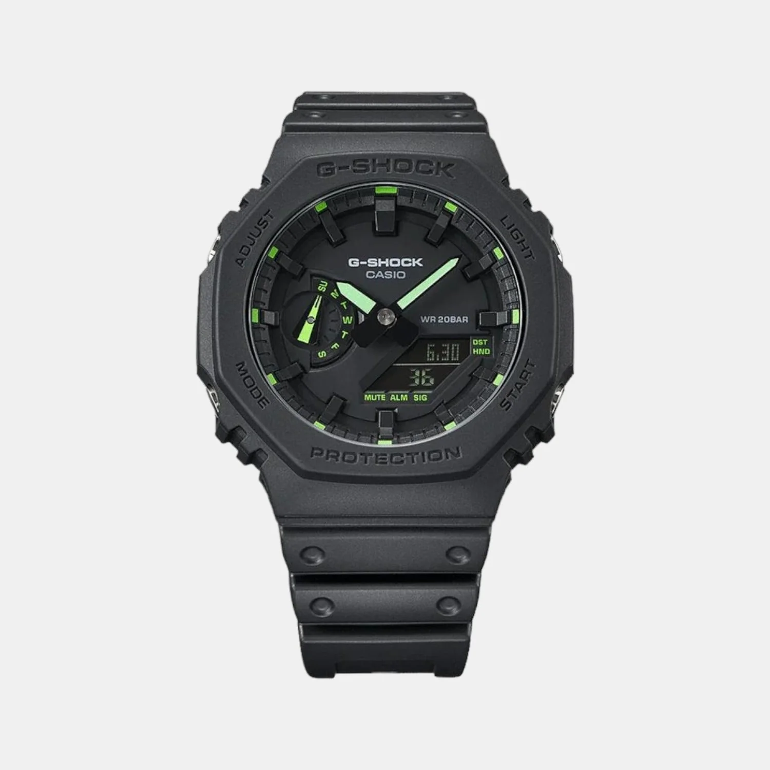 G-Shock Men Quartz Black Dial Analog-Digital Resin Watch G1230