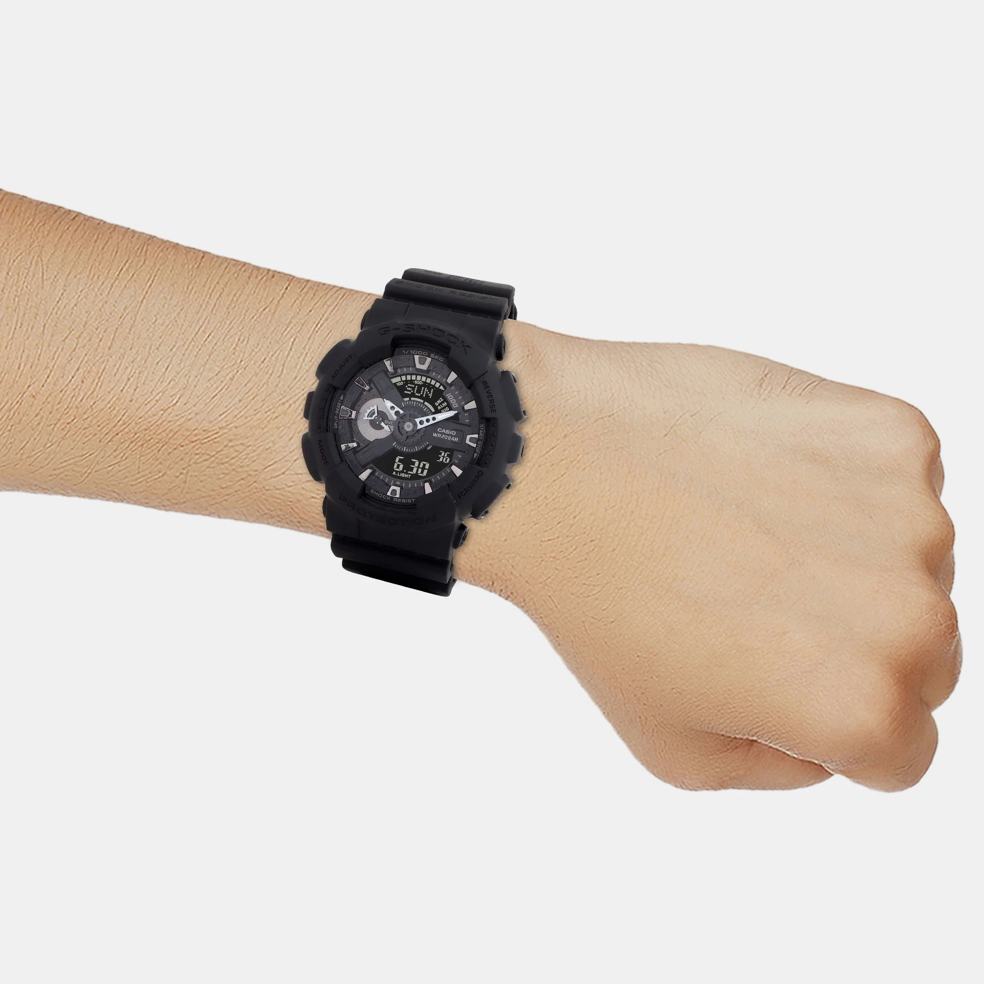 G-Shock Men Quartz Black Dial Analog-Digital Resin Watch G1411 - Image 7