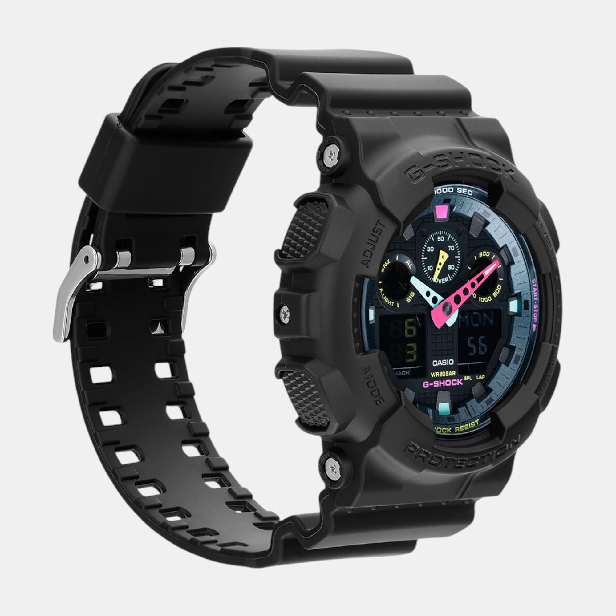 G-Shock Men Quartz Black Dial Analog-Digital Resin Watch G1549 - Image 4