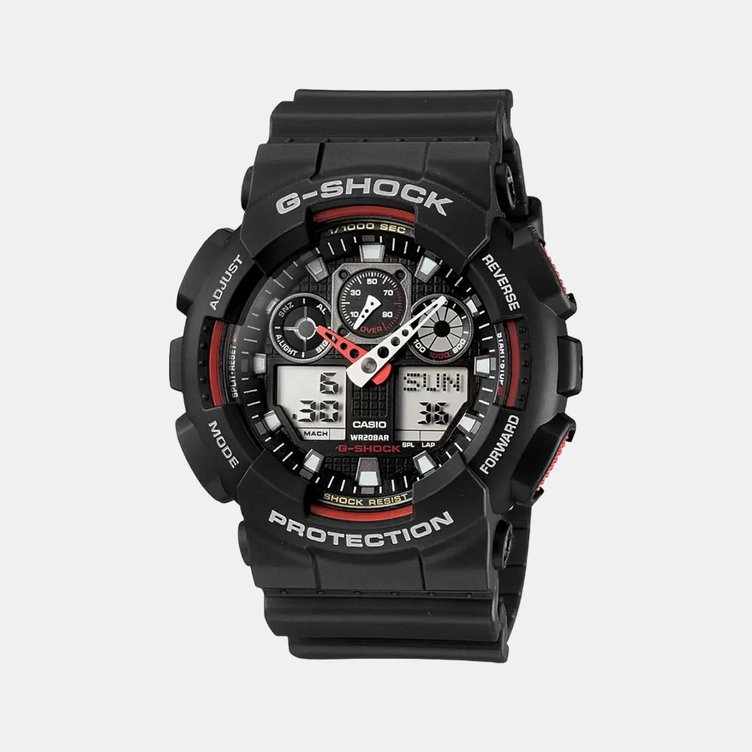 G-Shock Men Quartz Black Dial Analog-Digital Resin Watch G272