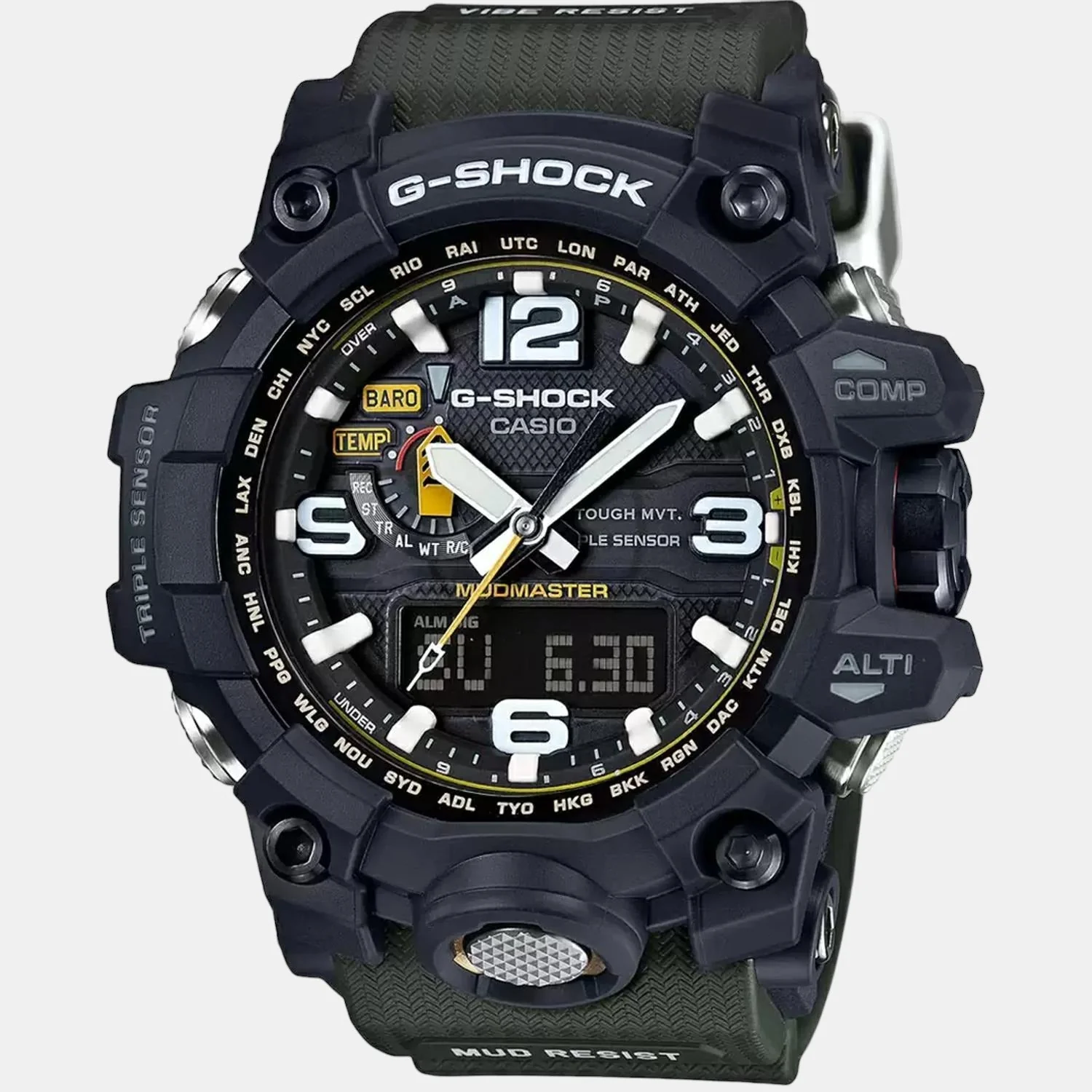 G-Shock Men Quartz Black Dial Analog-Digital Resin Watch G652 - Image 6